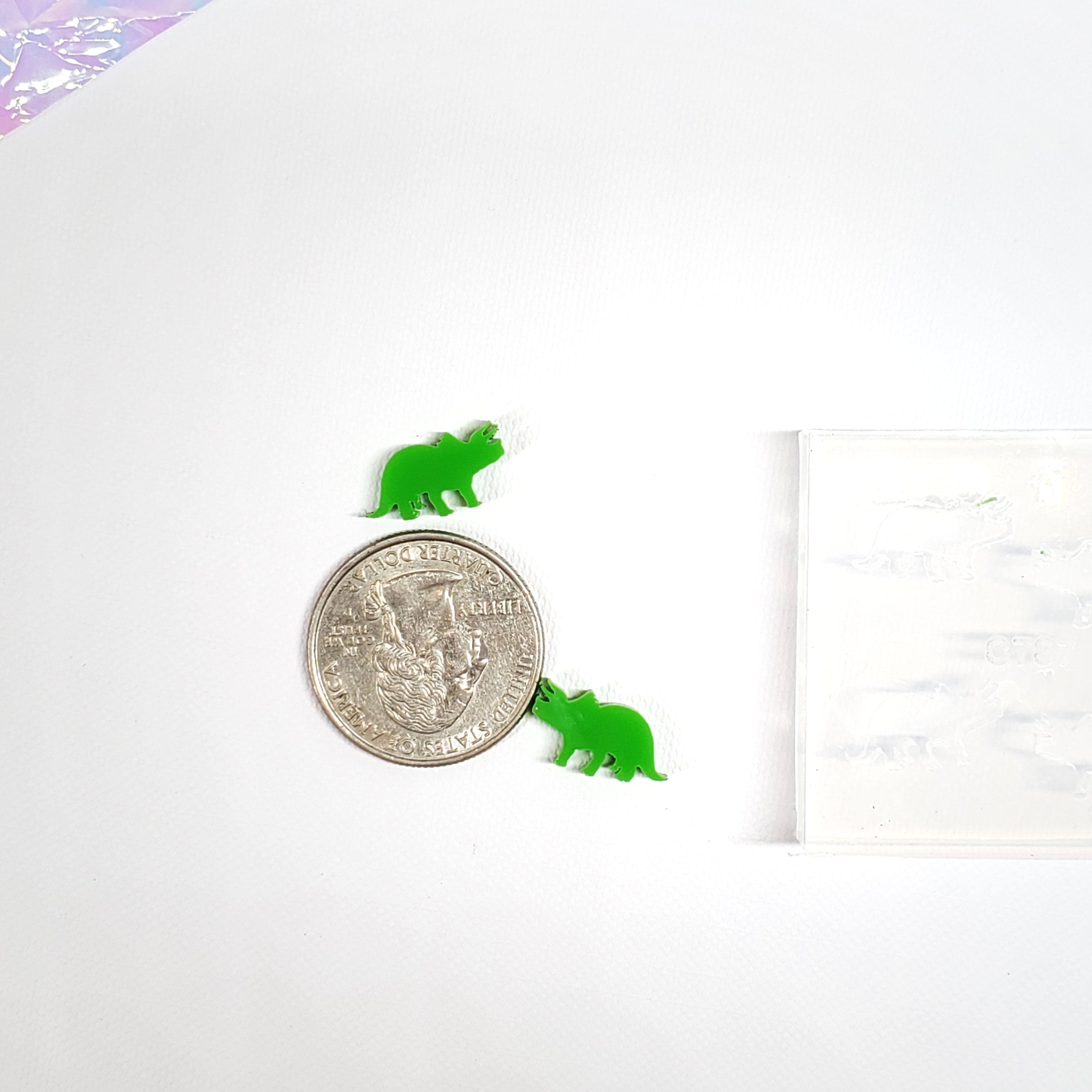 Triceratops Dinosaur Earring Mold(A4)
