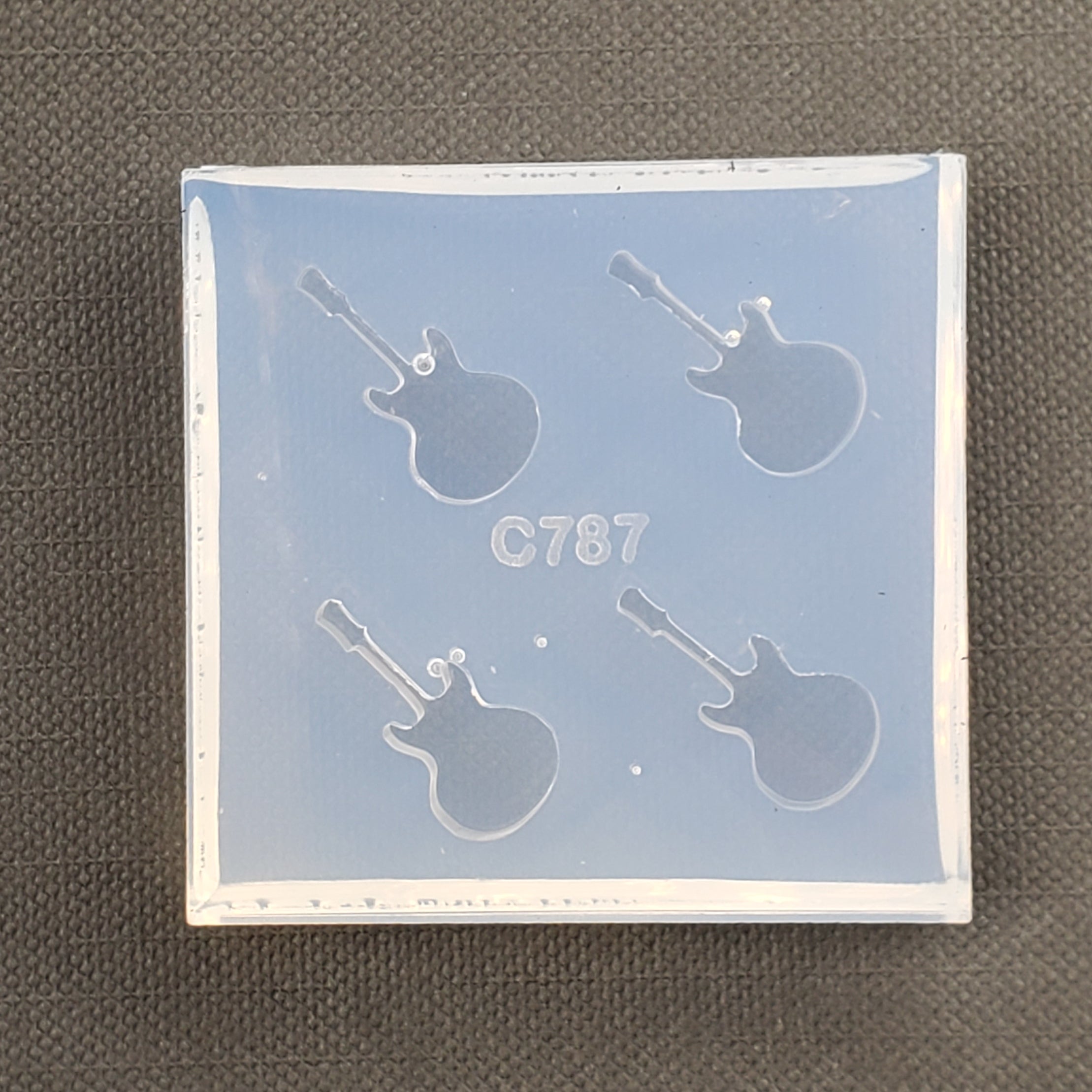 Guitar Stud Earring Mold(B12)