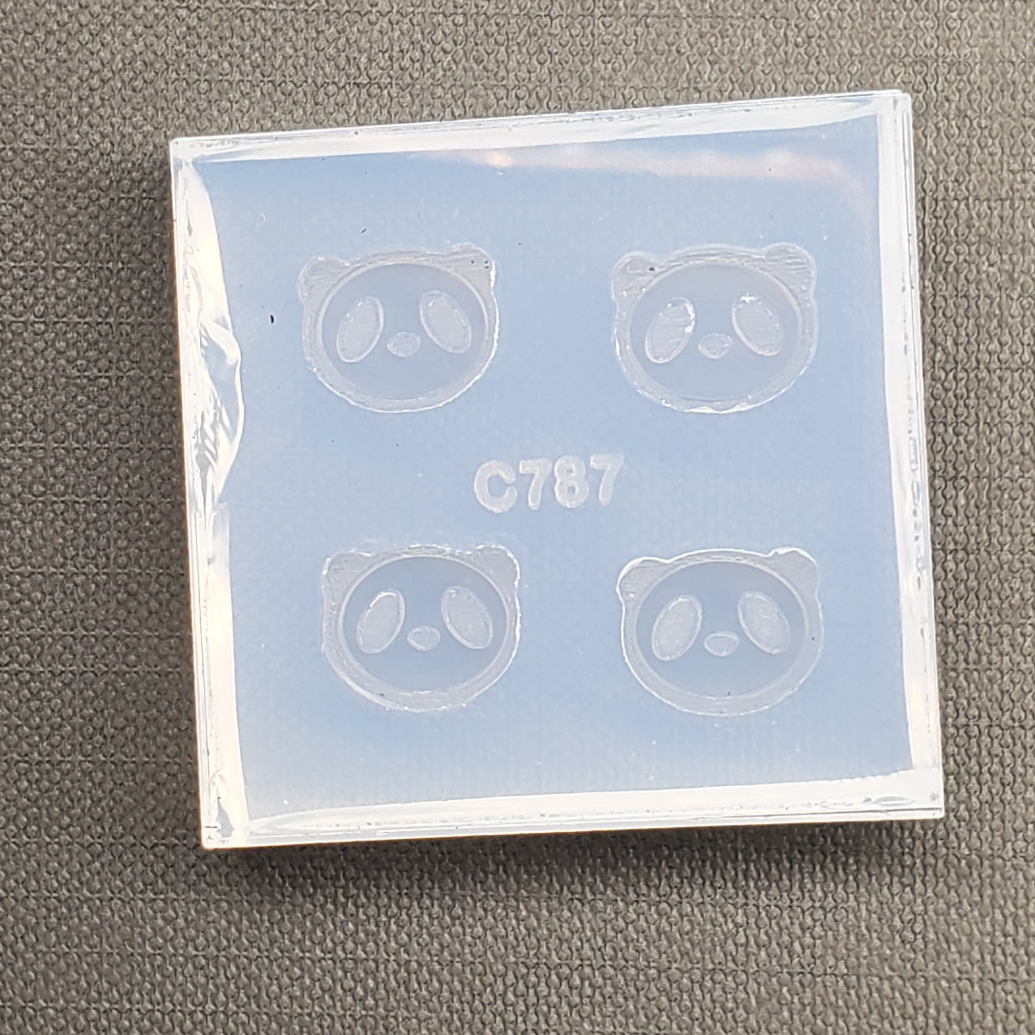 Panda Stud Earring Silicone Mold(B11)
