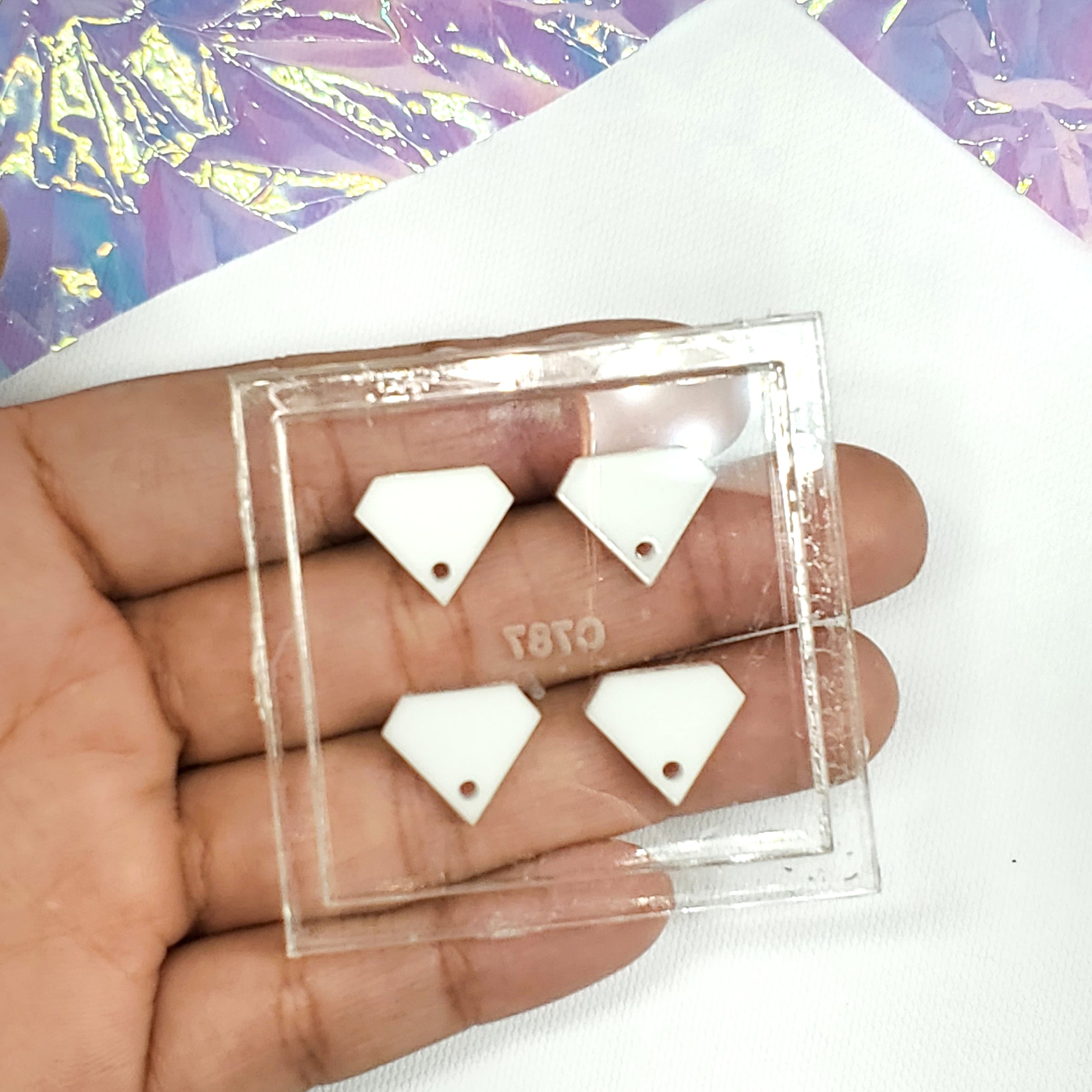 Diamond Stud Connector Mold (B8)