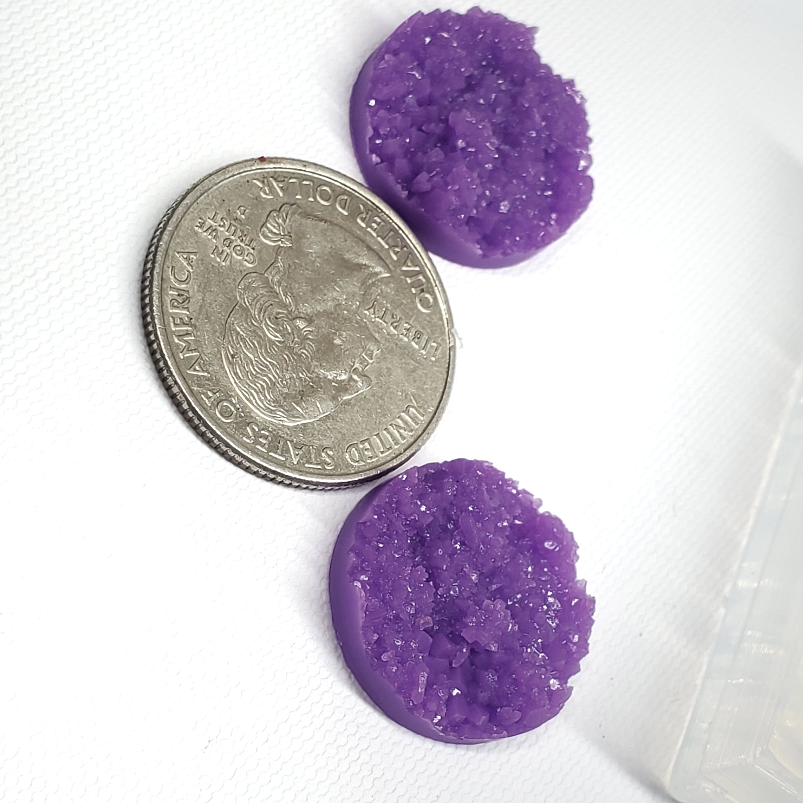 Circle Chunky 20mm Druzy Cabochon Silicone Mold(B2)