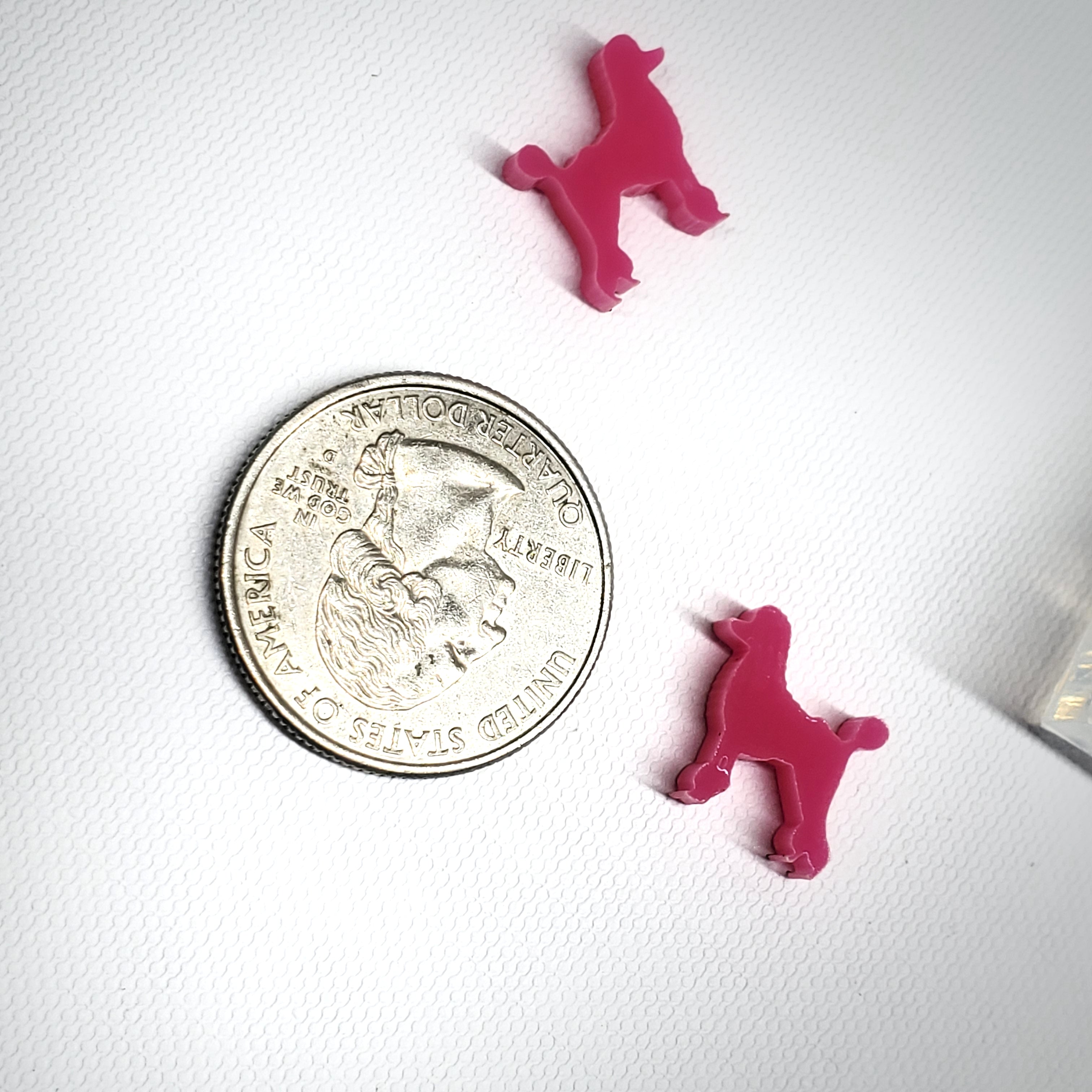 Poodle Dog Shape Earring Silicone Mold 13.5mmx13.5mm (A11)