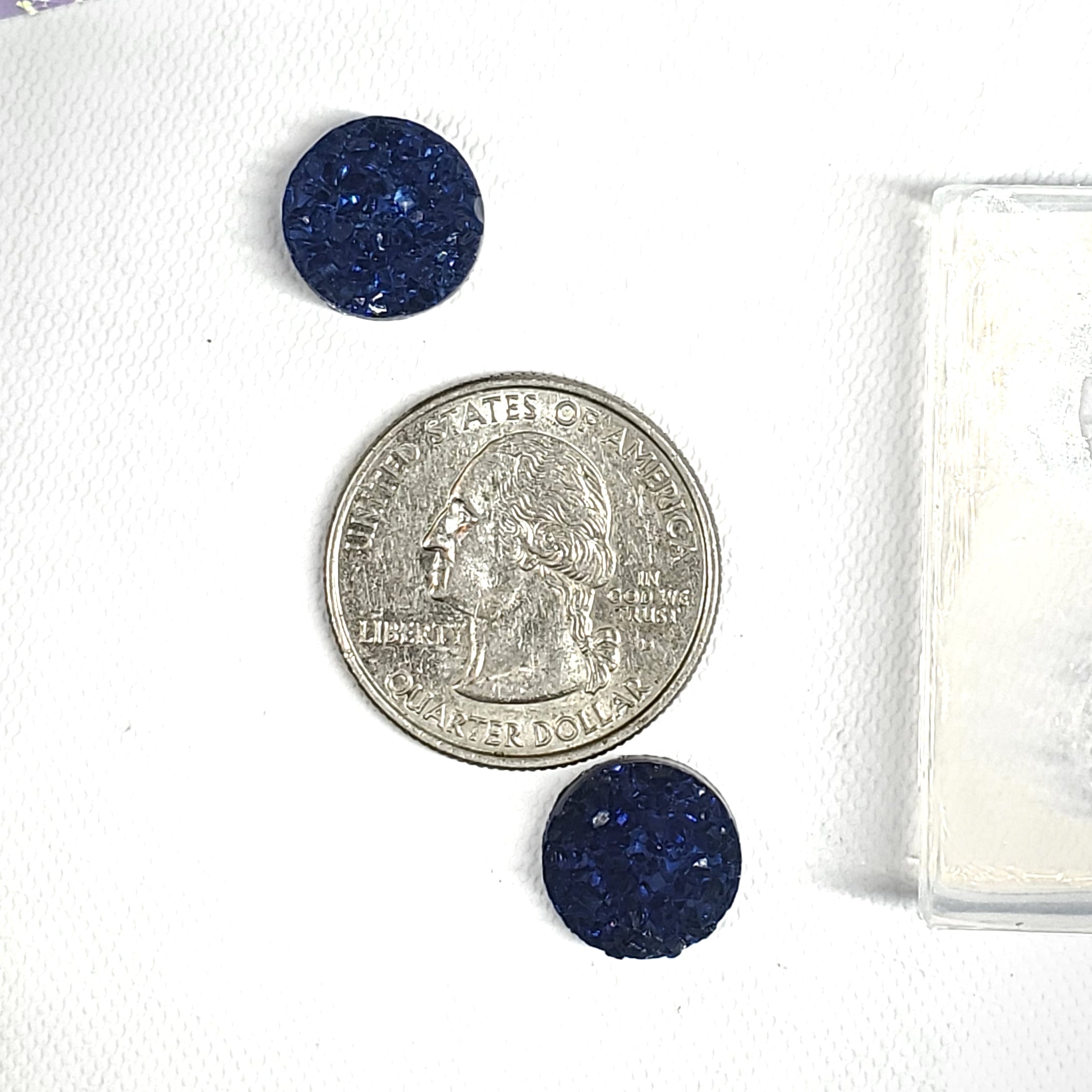 Circle Druzy 12mm Earring Silicone Mold #2 Style (B4)