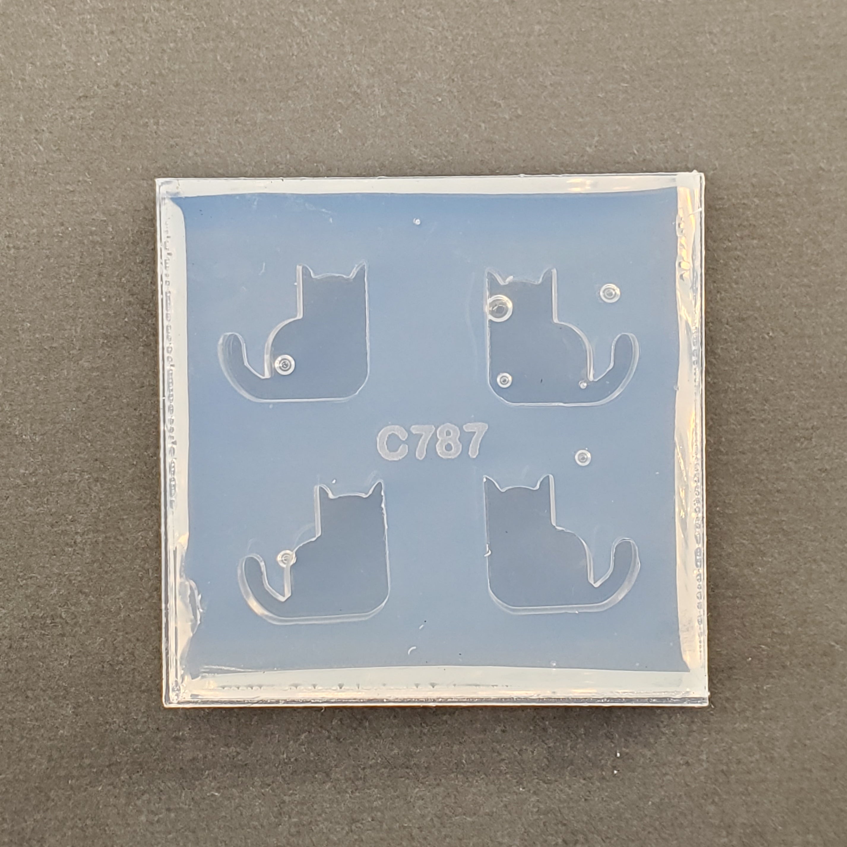 Cat Stud Earring Silicone Mold(B11)