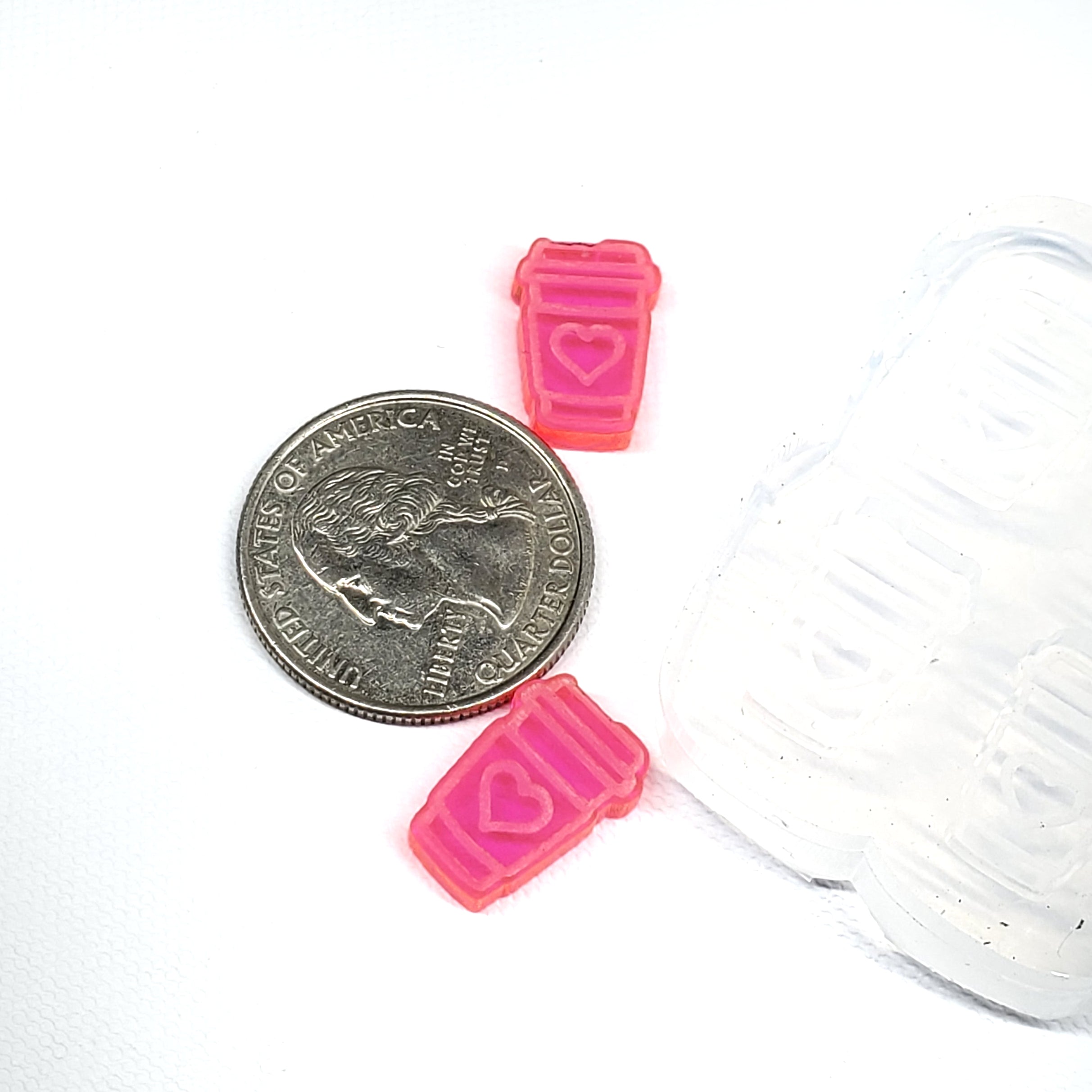 Coffee Cup Stud Earring Mold (A4)