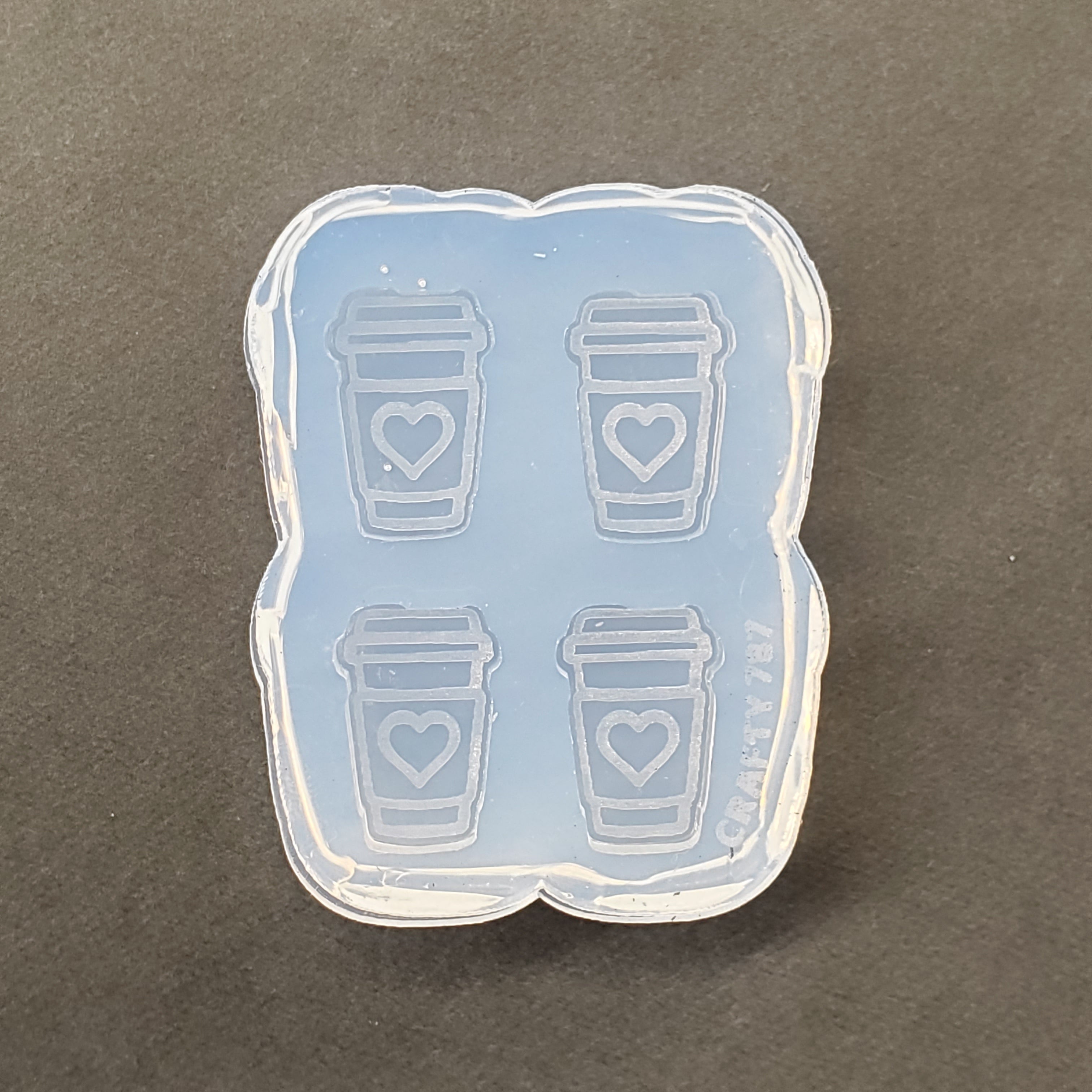 Coffee Cup Stud Earring Mold (A4)