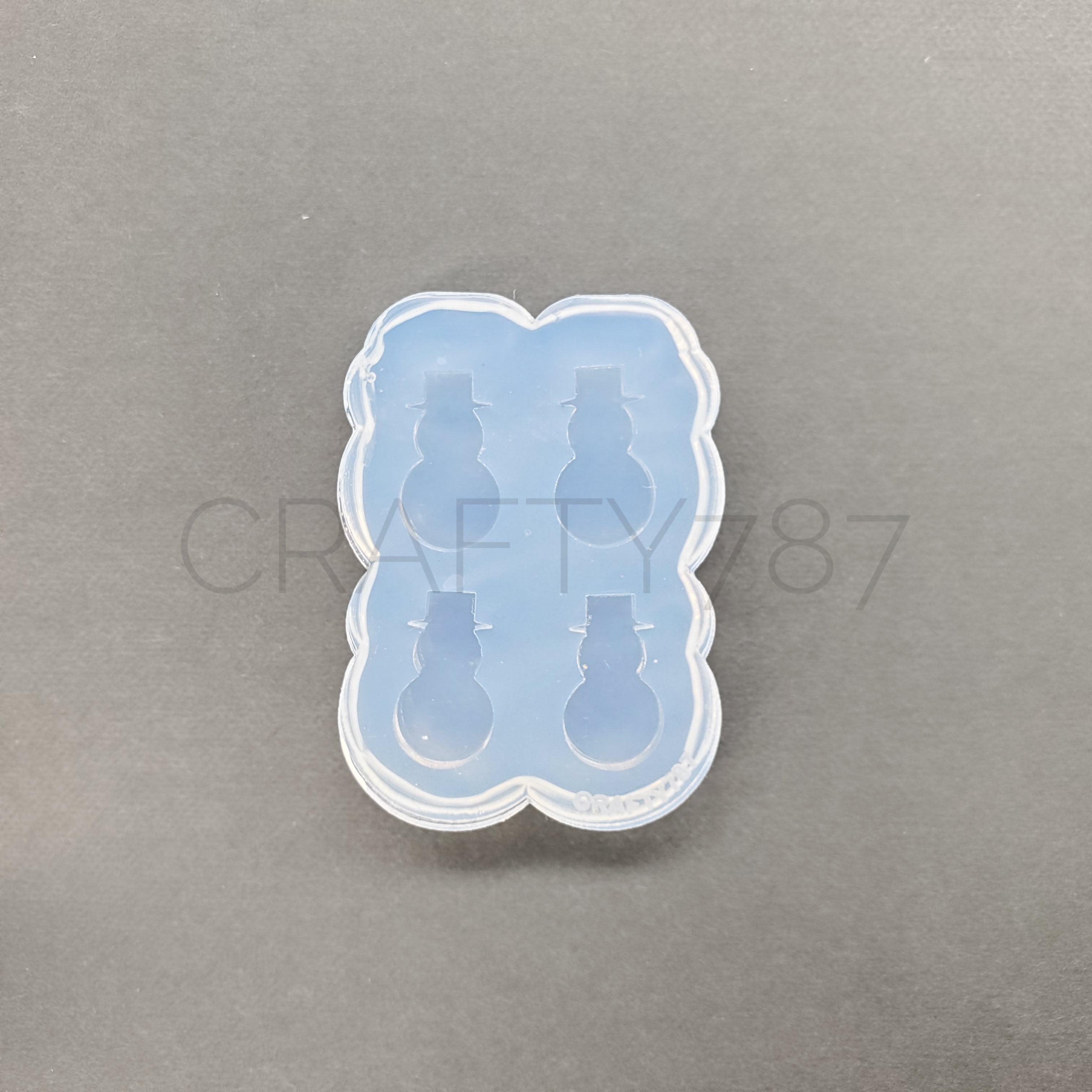 Snowman Stud Earring Mold | Christmas Mold(A5)