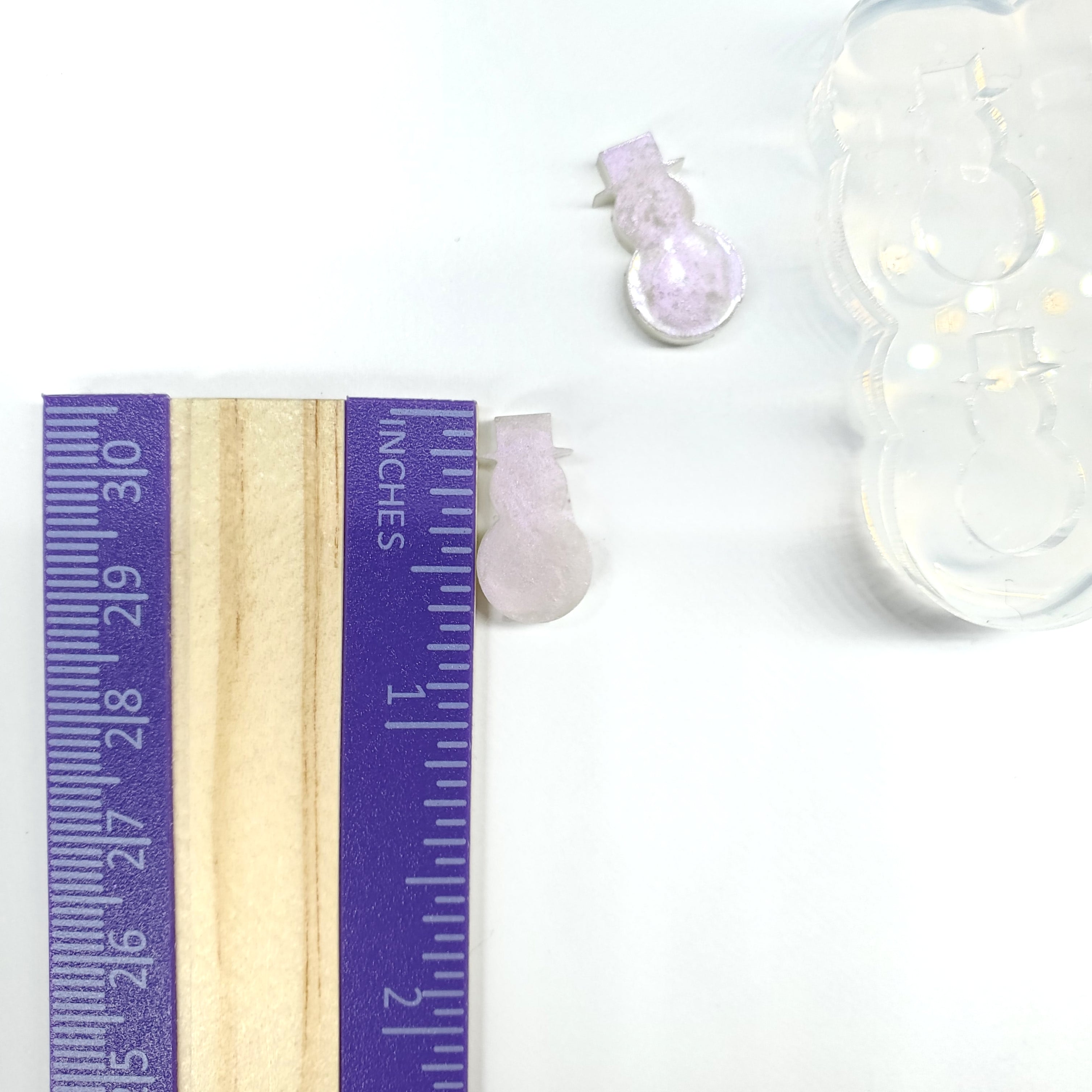 Snowman Stud Earring Mold | Christmas Mold(A5)