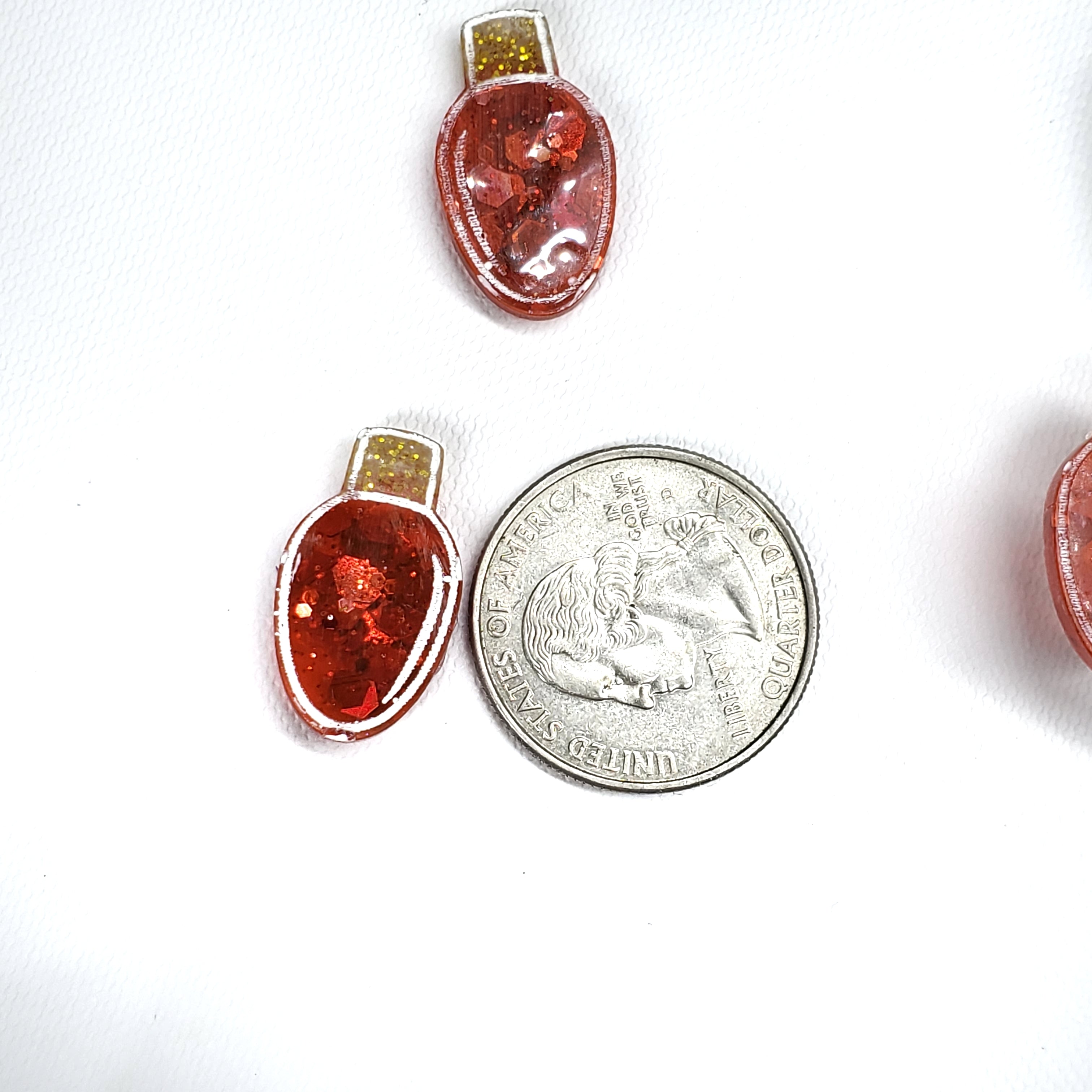 Christmas Light Bulb Stud Earring Mold (B7)