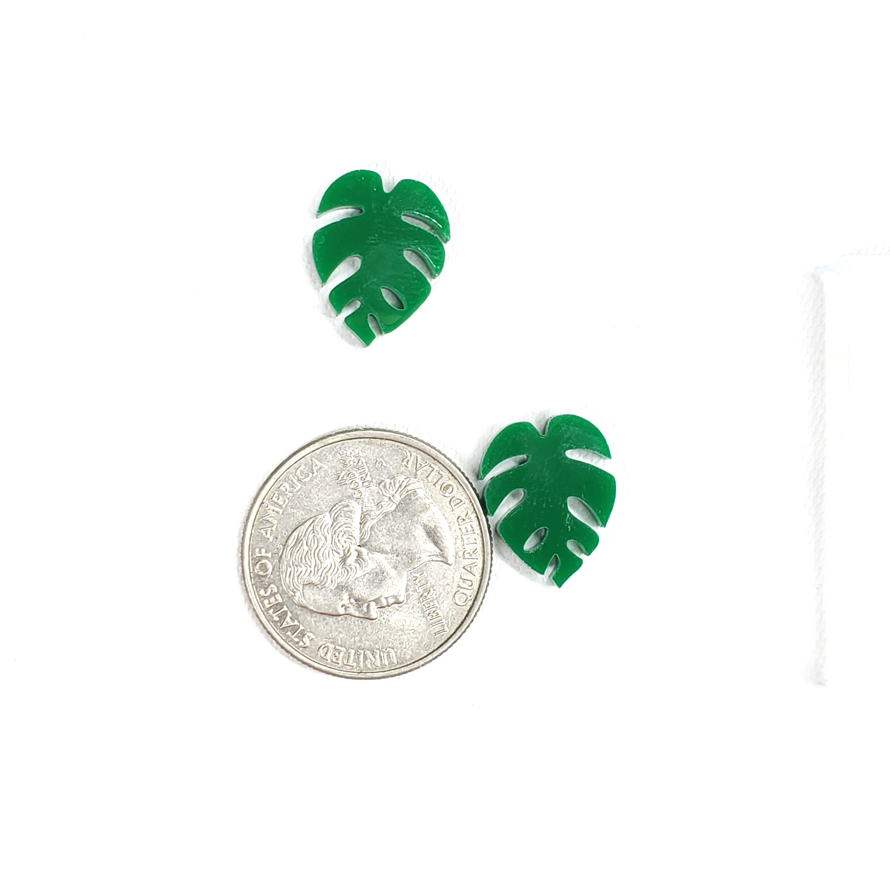 Monstera Leaf Stud Eaering Silicone Mold(B6)