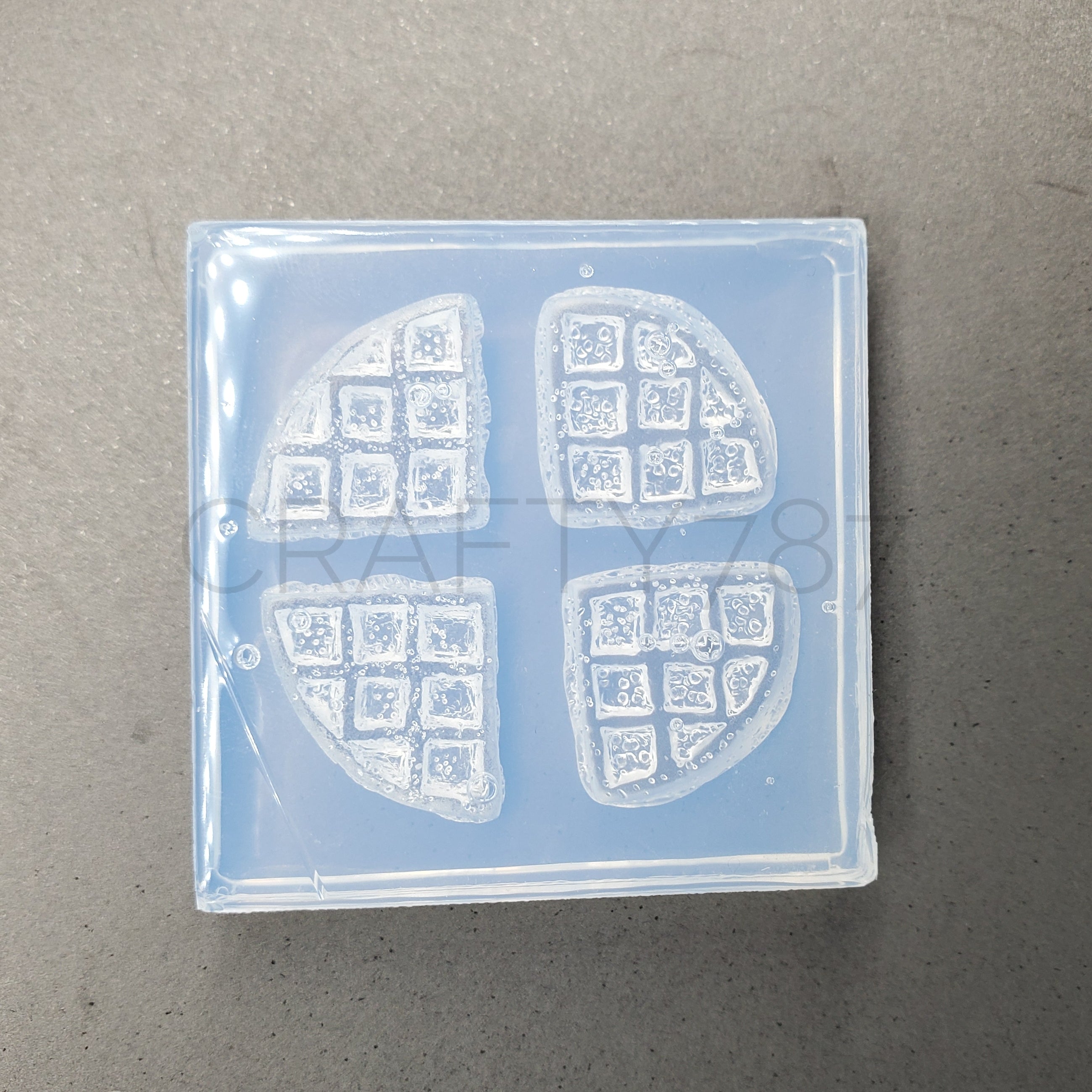 Waffle 2D Cabochon Silicone Mold(A8)