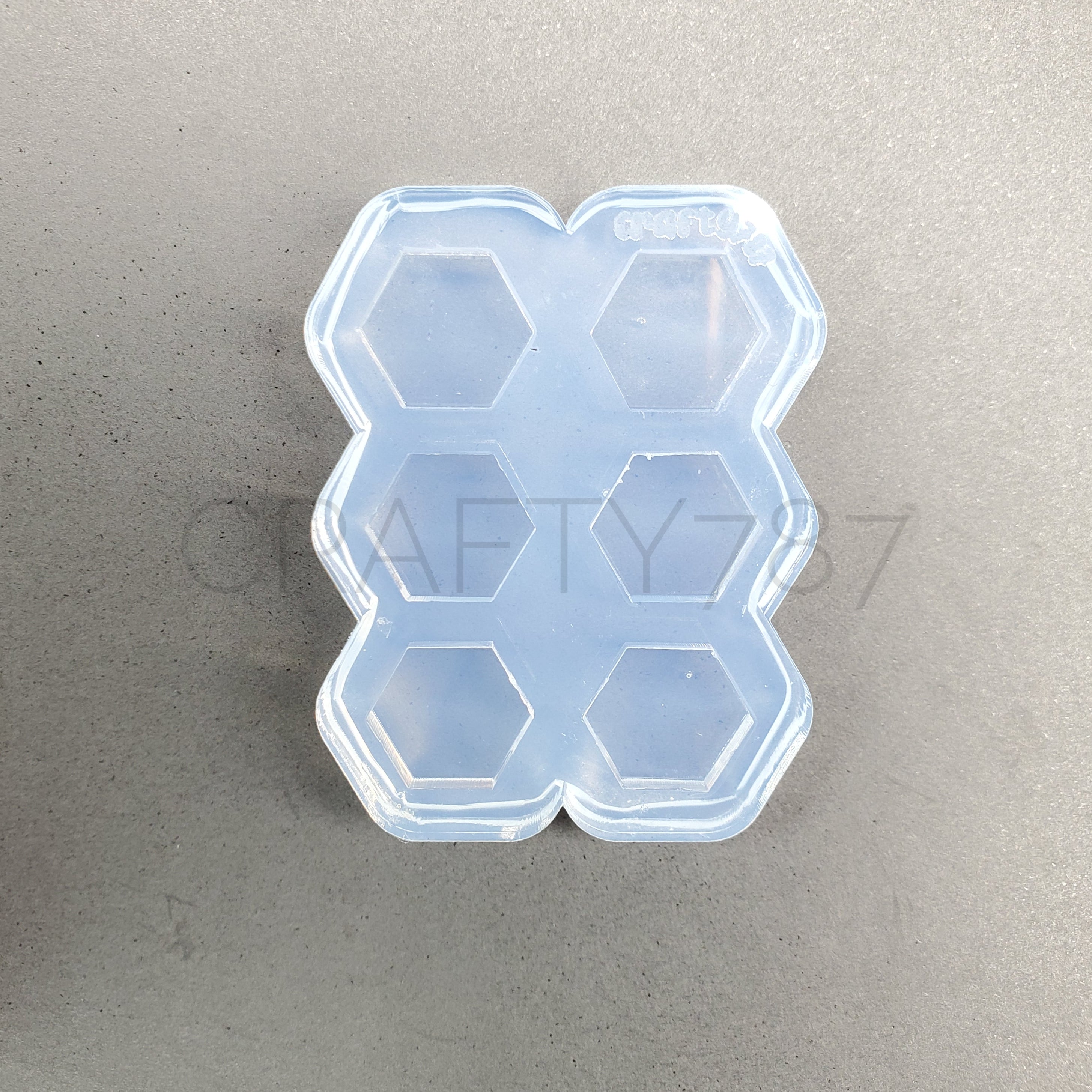 Hexagon Studs Silicone Mold 15mm x 13mm (B8)