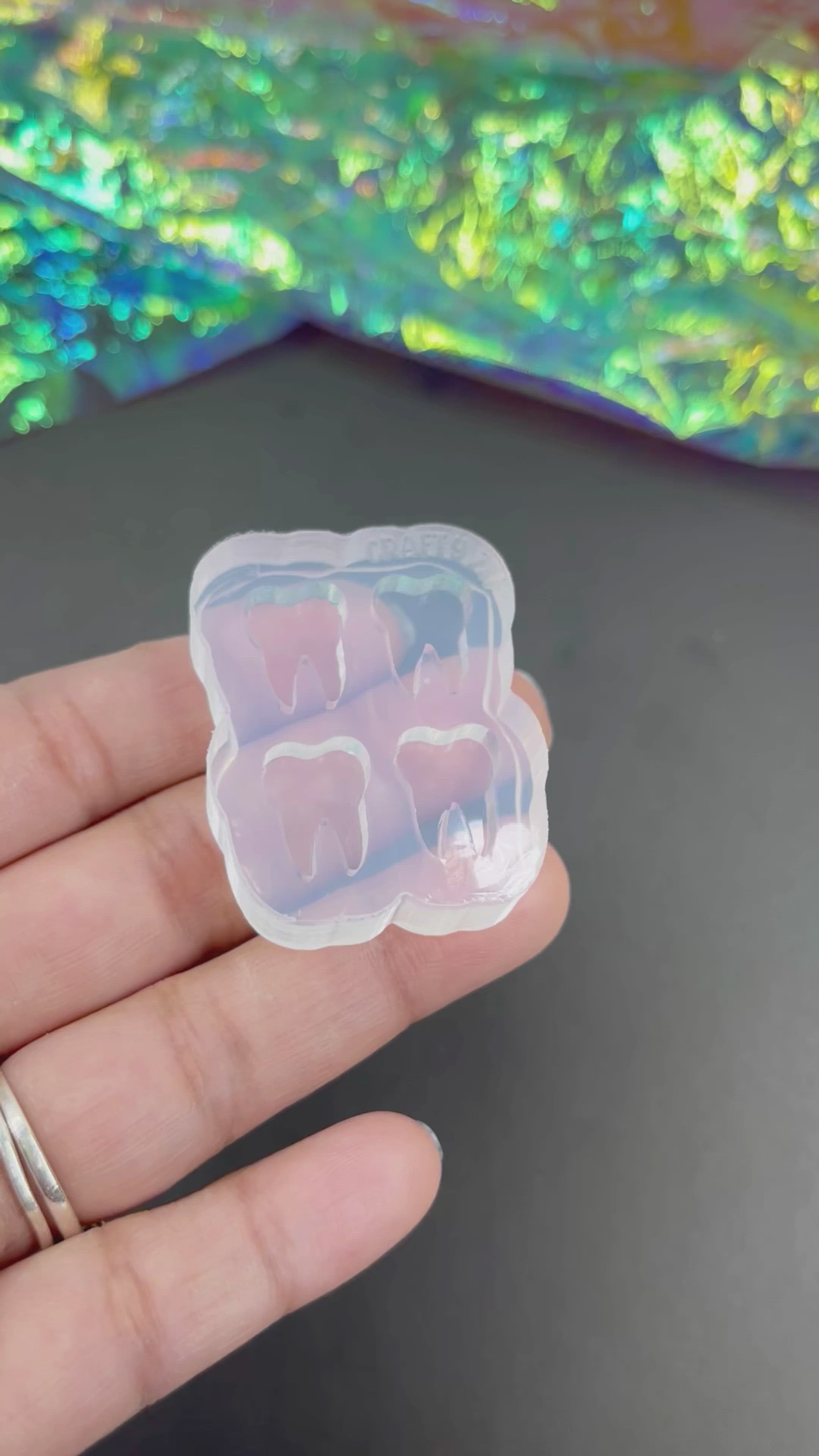 Tooth Stud Earring Mold(B10)