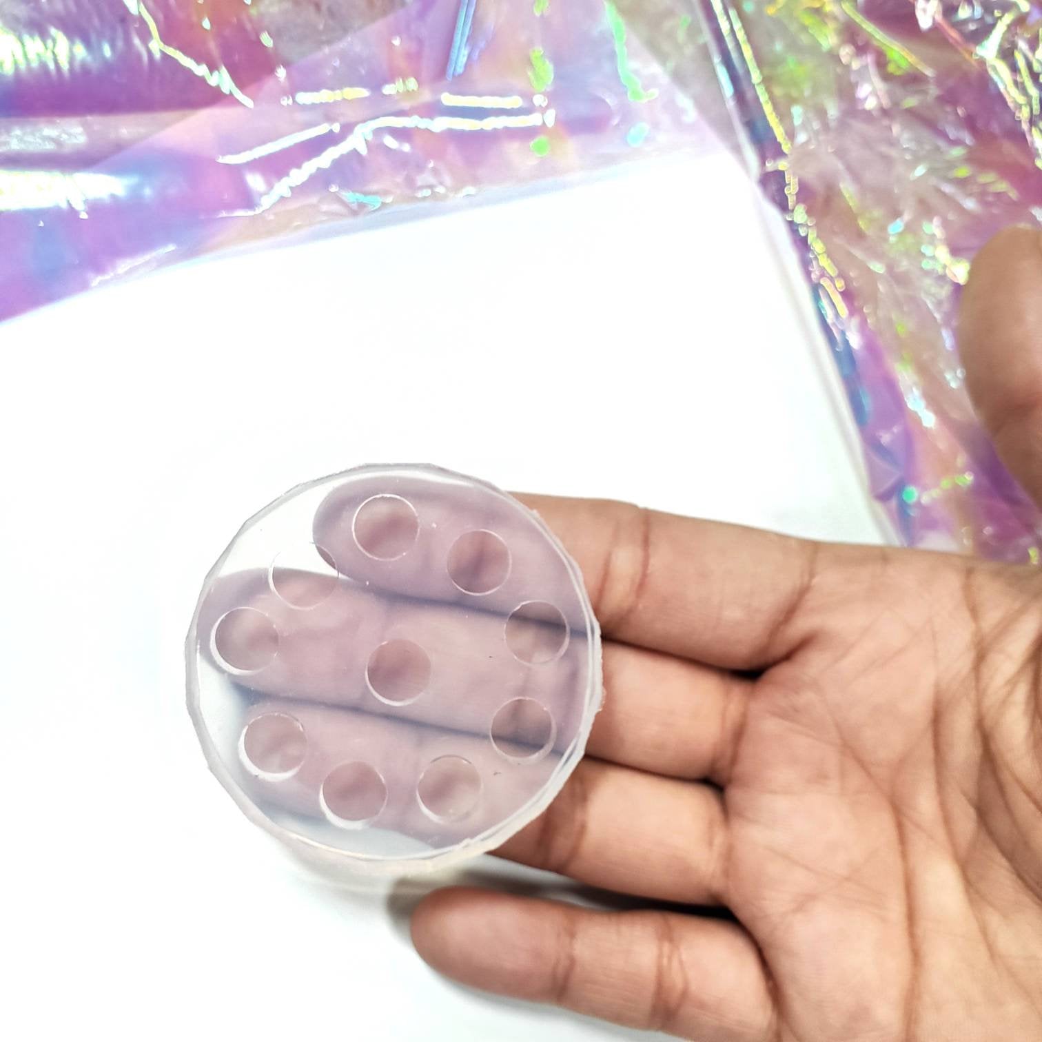Extra Mini Circle Earring Silicone Mold(B8)