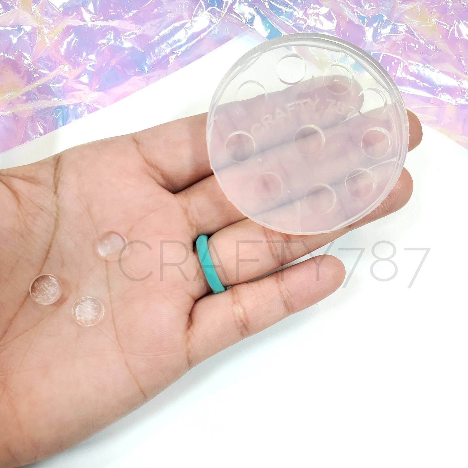 Extra Mini Circle Earring Silicone Mold(B8)