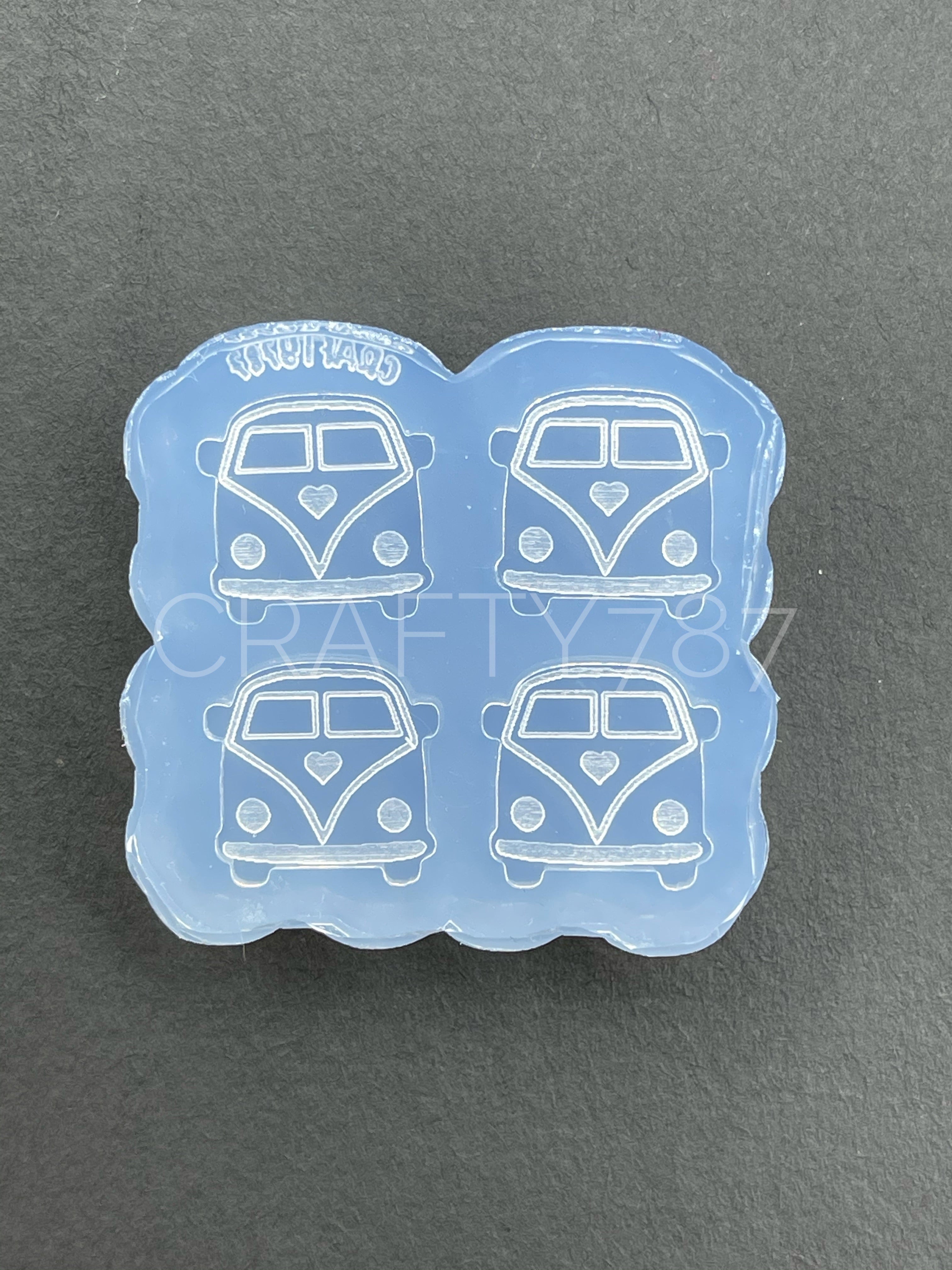 Hippie Van Stud Silicone Mold Volky(B6)