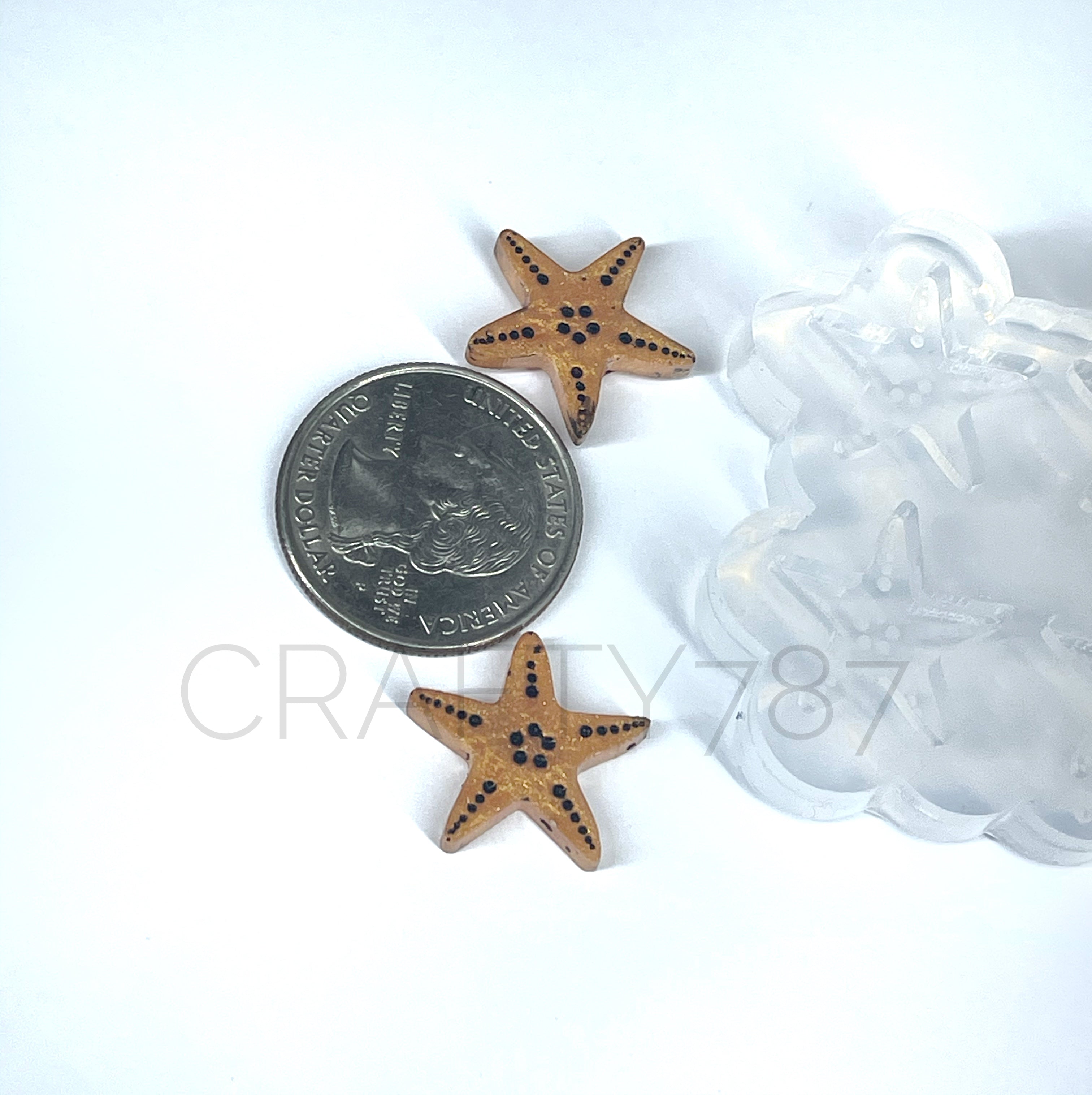 Starfish Stud Earring Silicone Mold(B6)