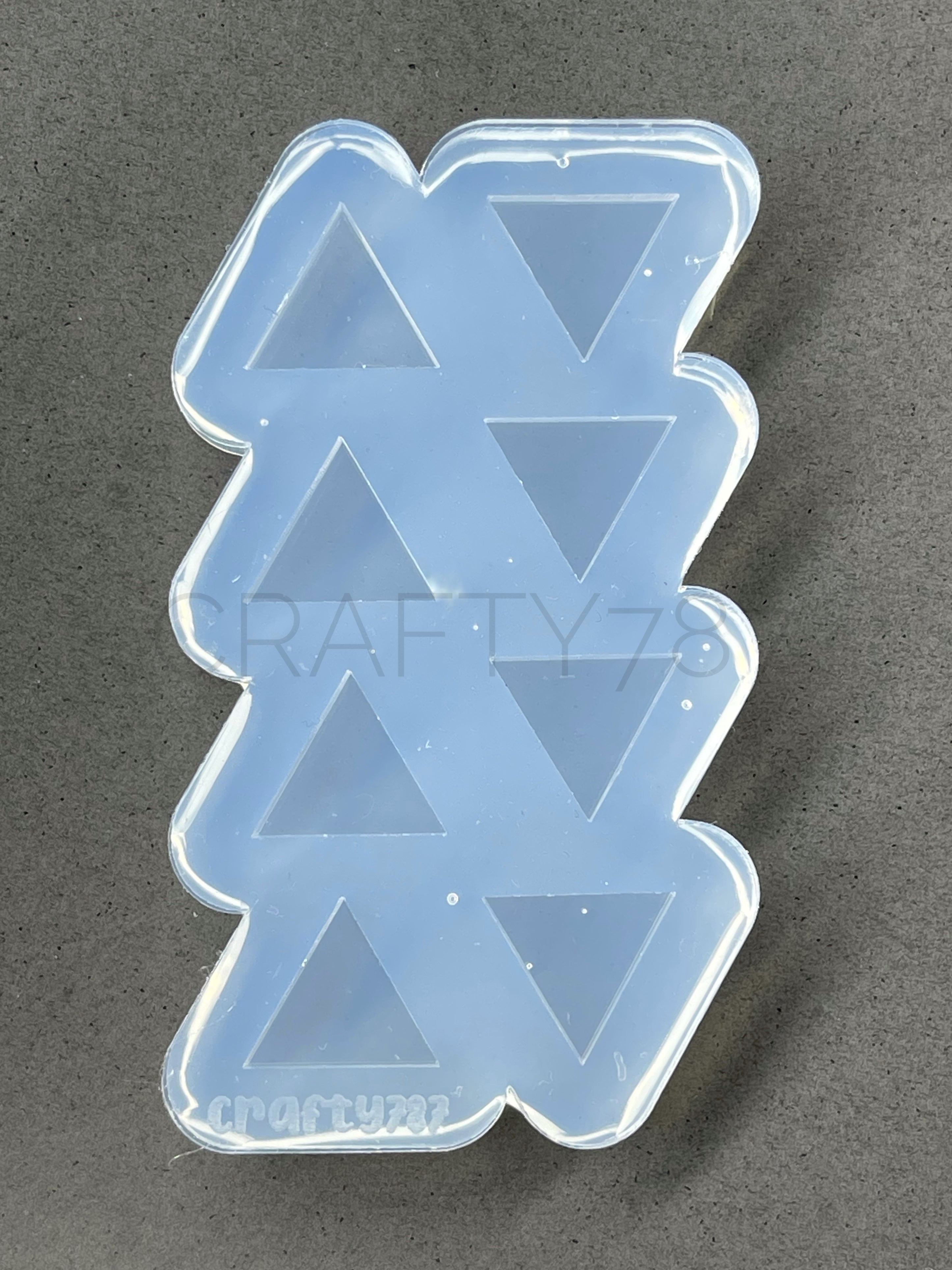 Triangle Stud Earring Silicone Mold (A2).