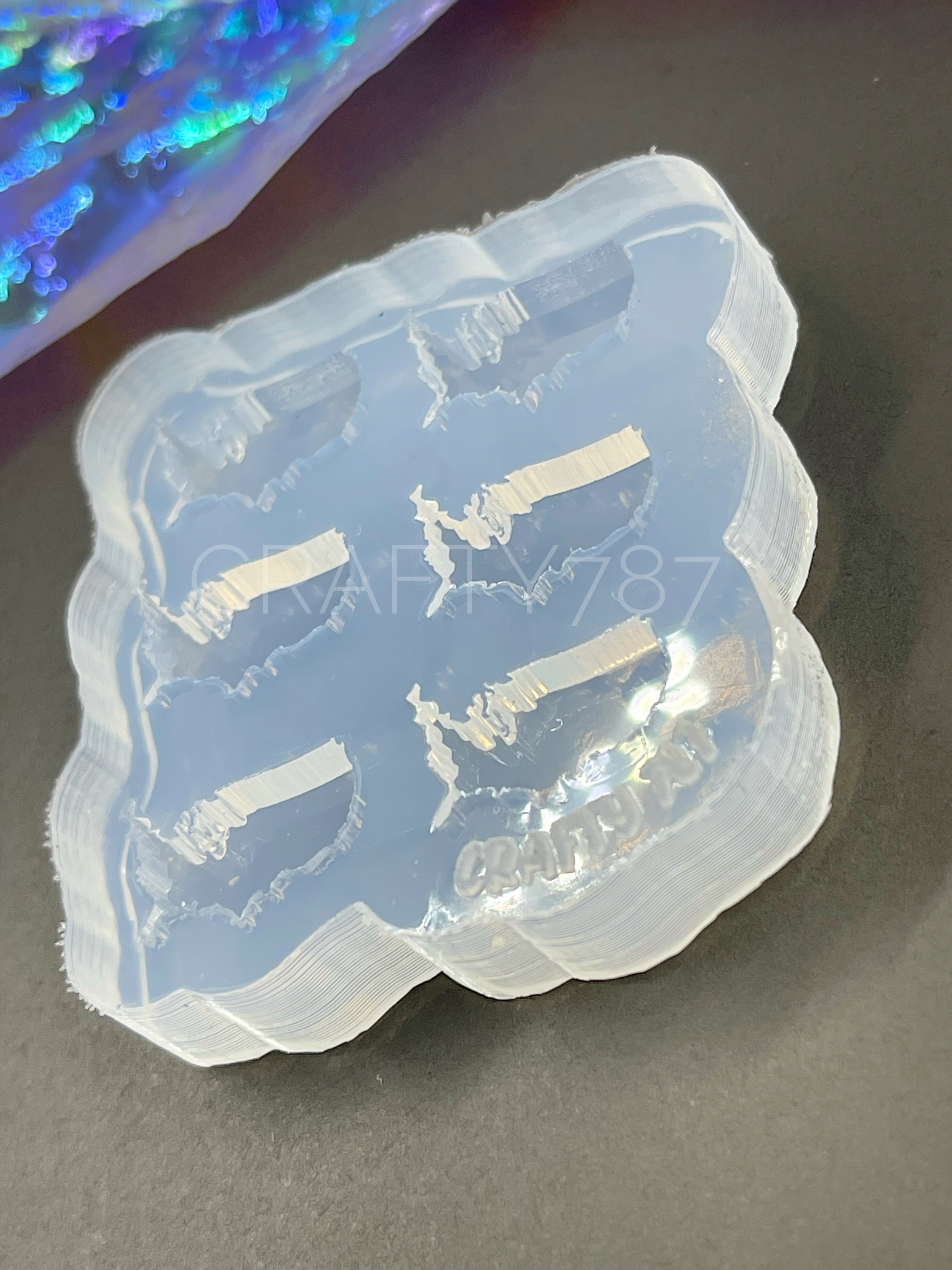 USA Shape Stud Earring Mold(A7)