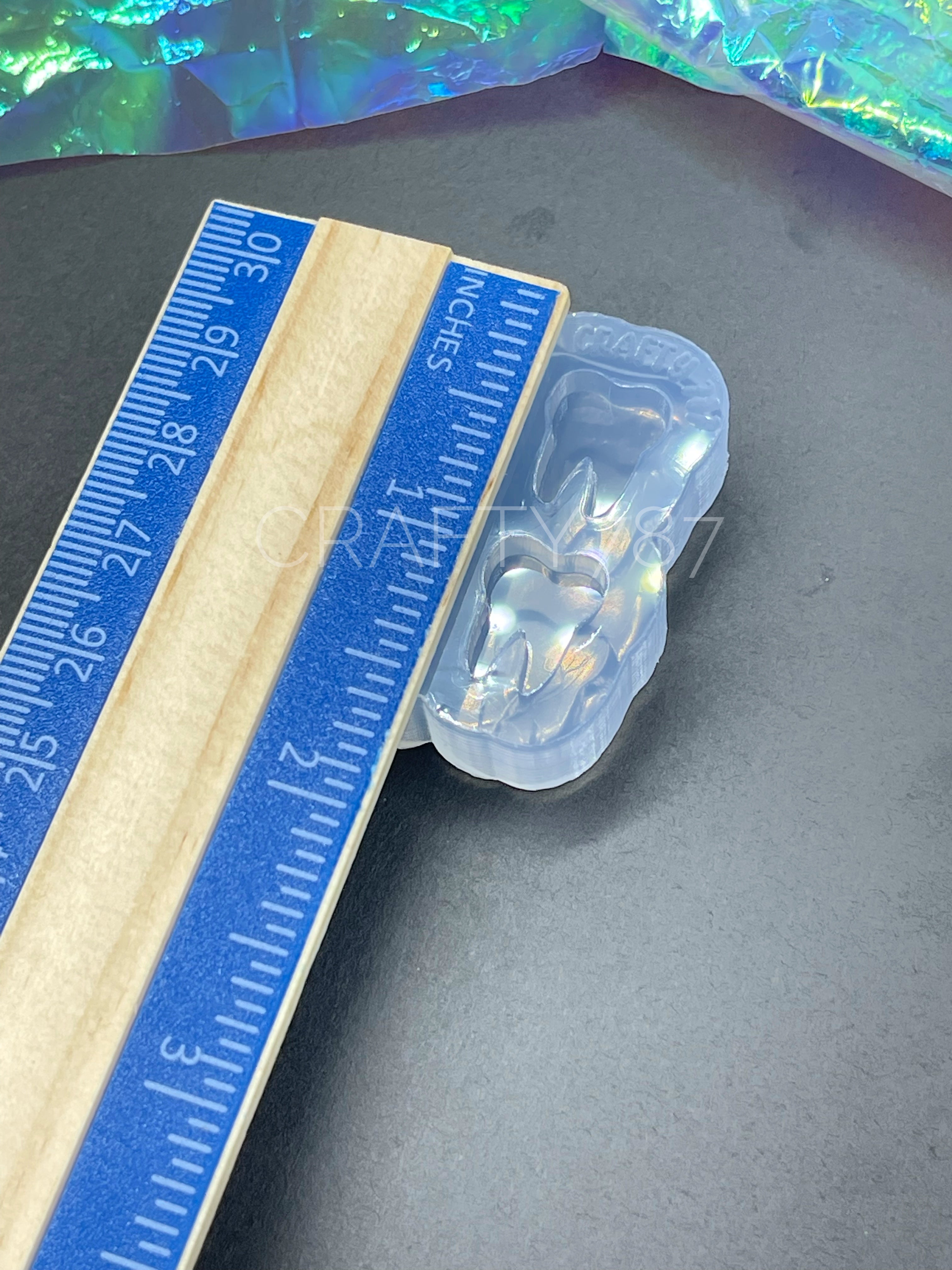 Tooth Stud Earring Mold(B10)