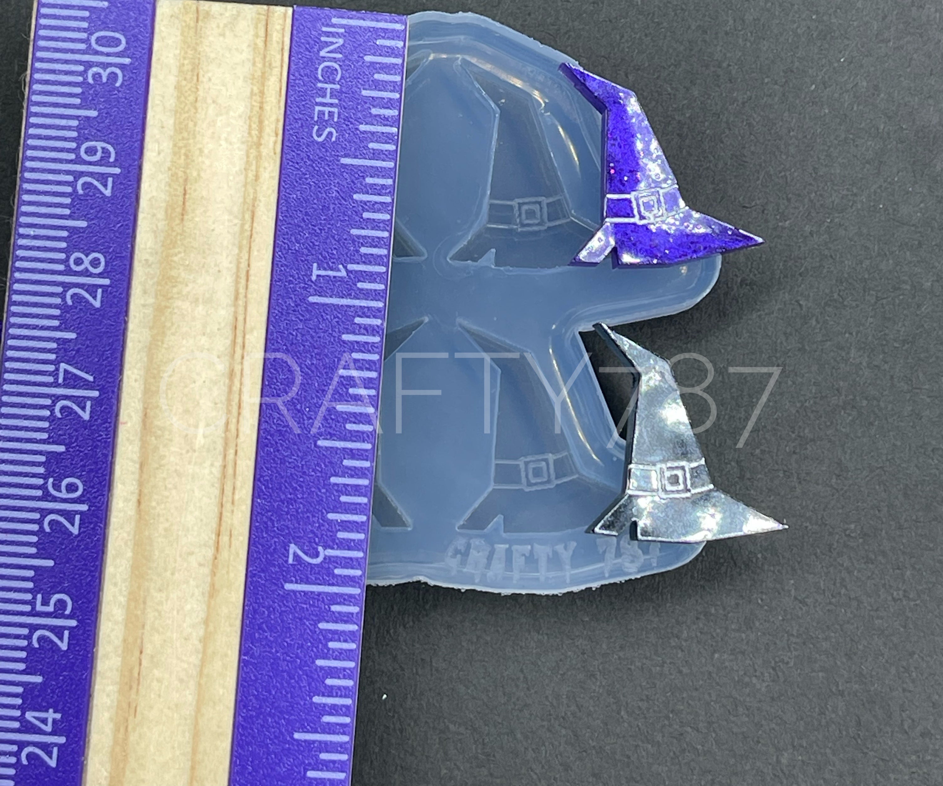 Witch Hat Stud Silicone Mold(A8)