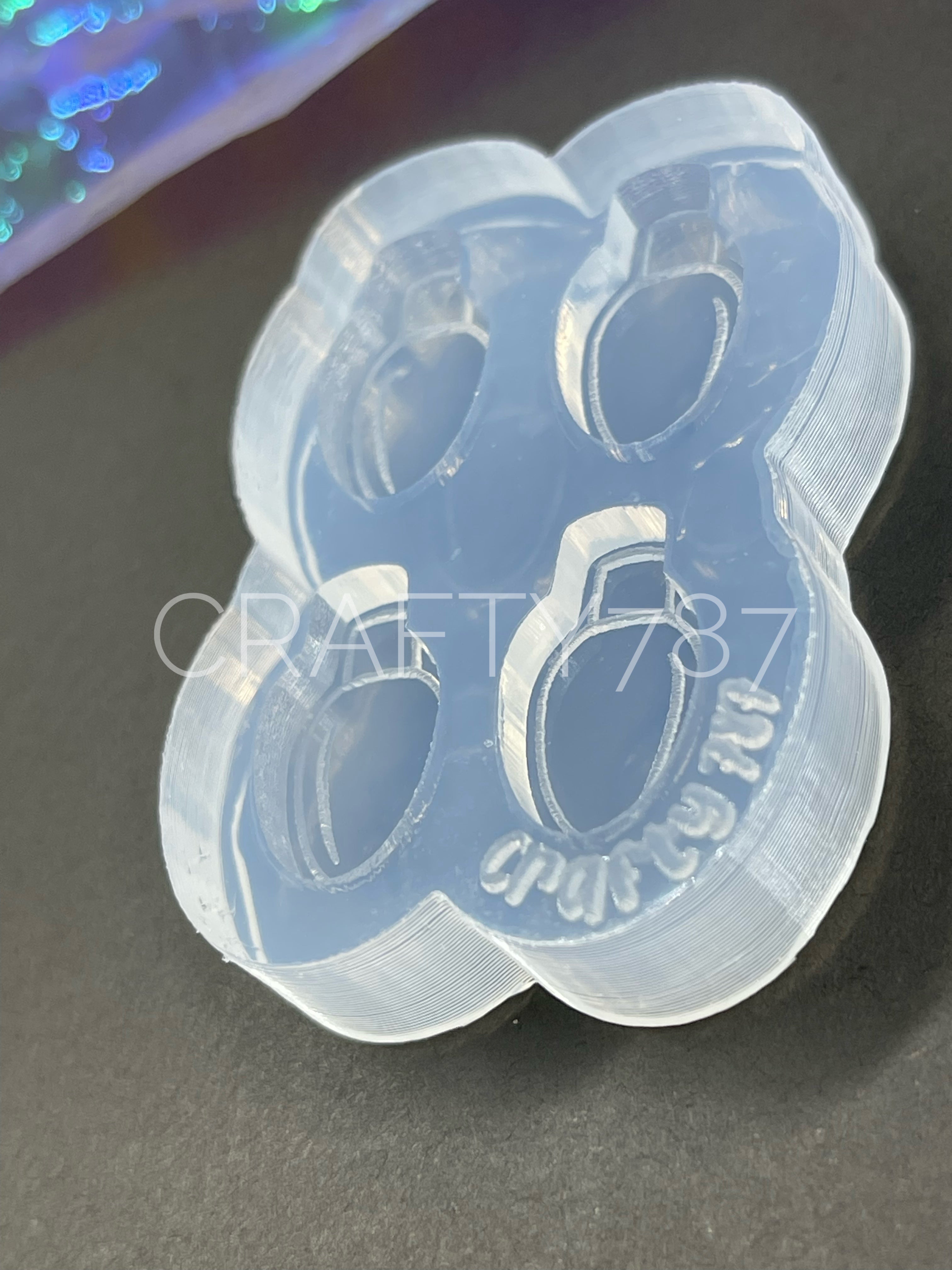 Bulb Stud Christmas Earring Mold(B9)