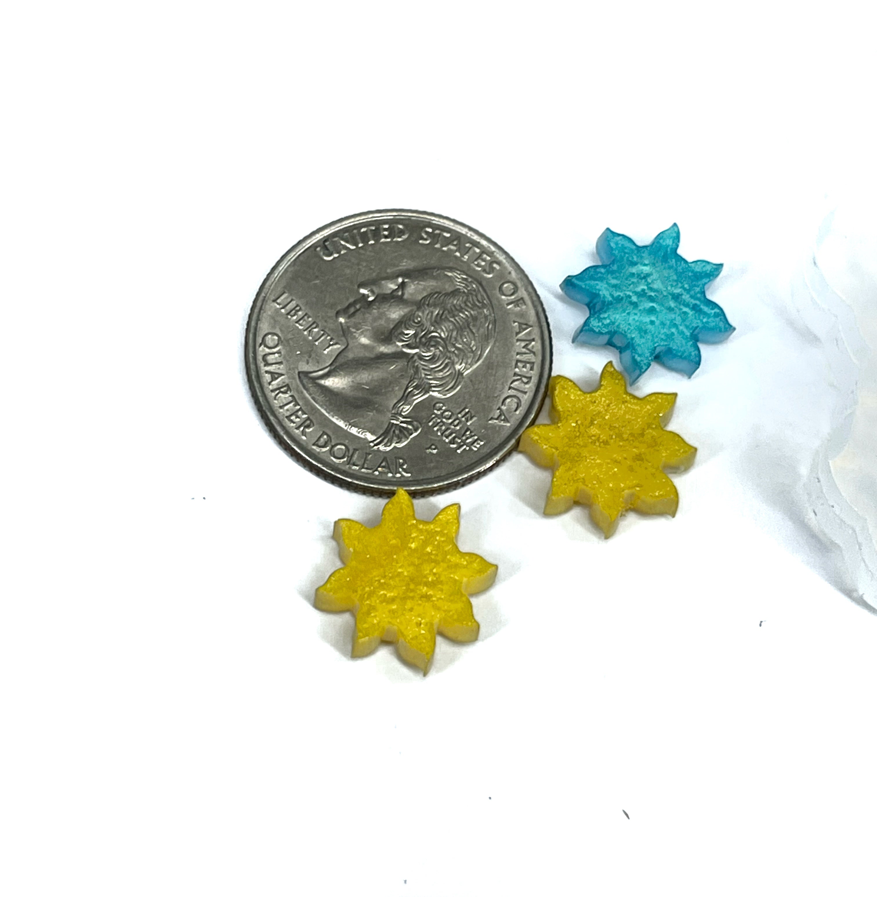 Sun Stud Earrings Silicone Mold (B10)