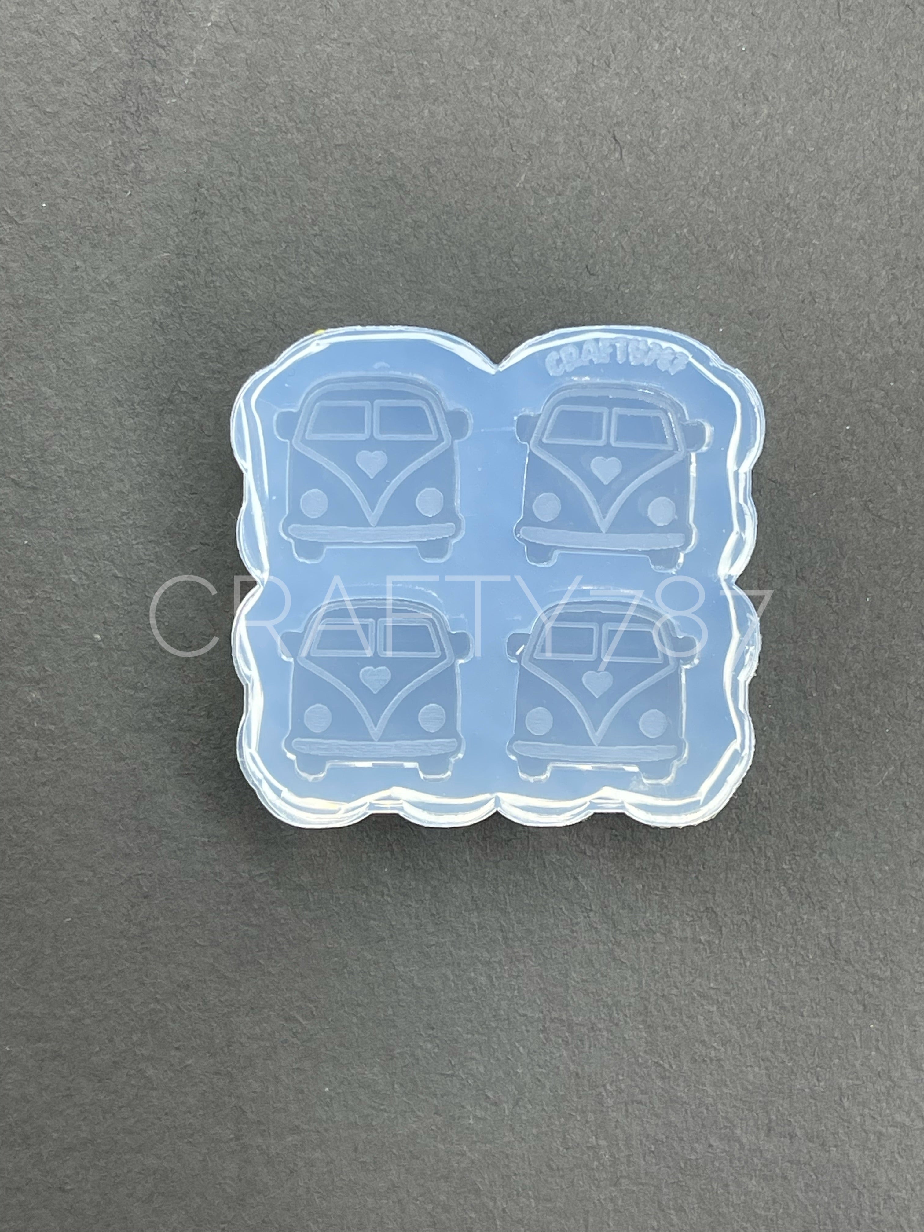 Hippie Van Stud Silicone Mold Volky(B6)