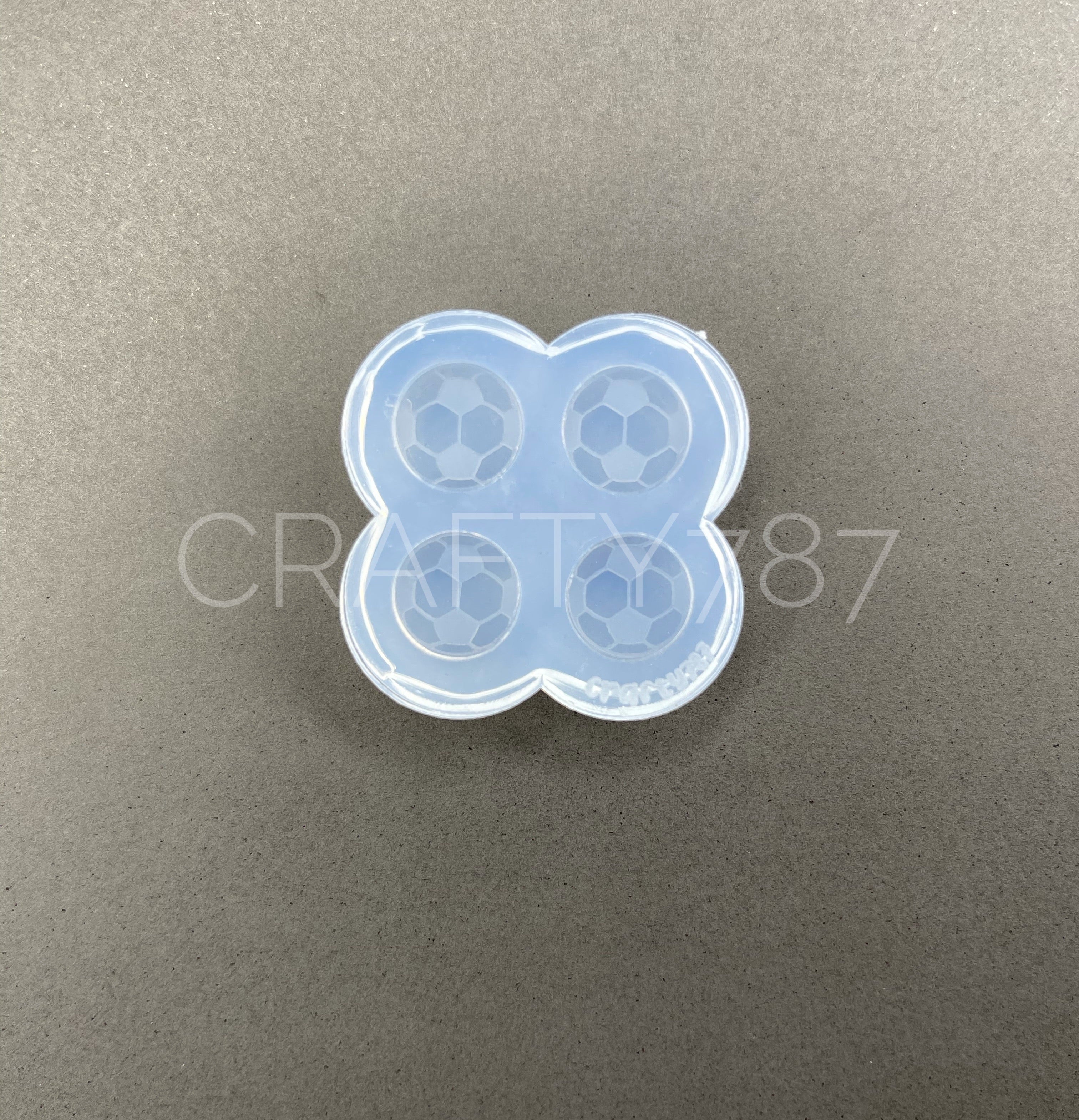 Soccer Ball Stud Earring Silicone Mold(A6)