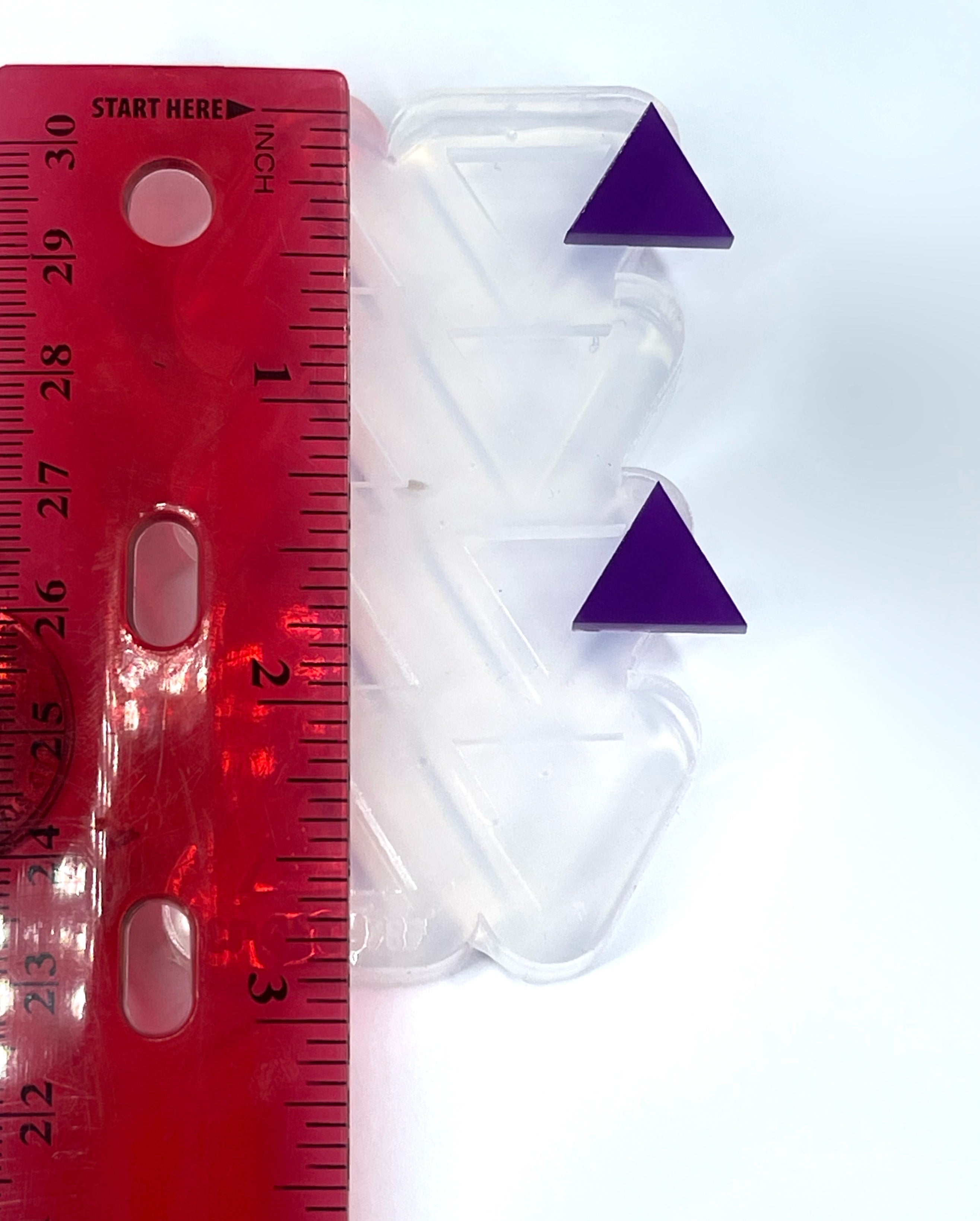 Triangle Stud Earring Silicone Mold (A2).