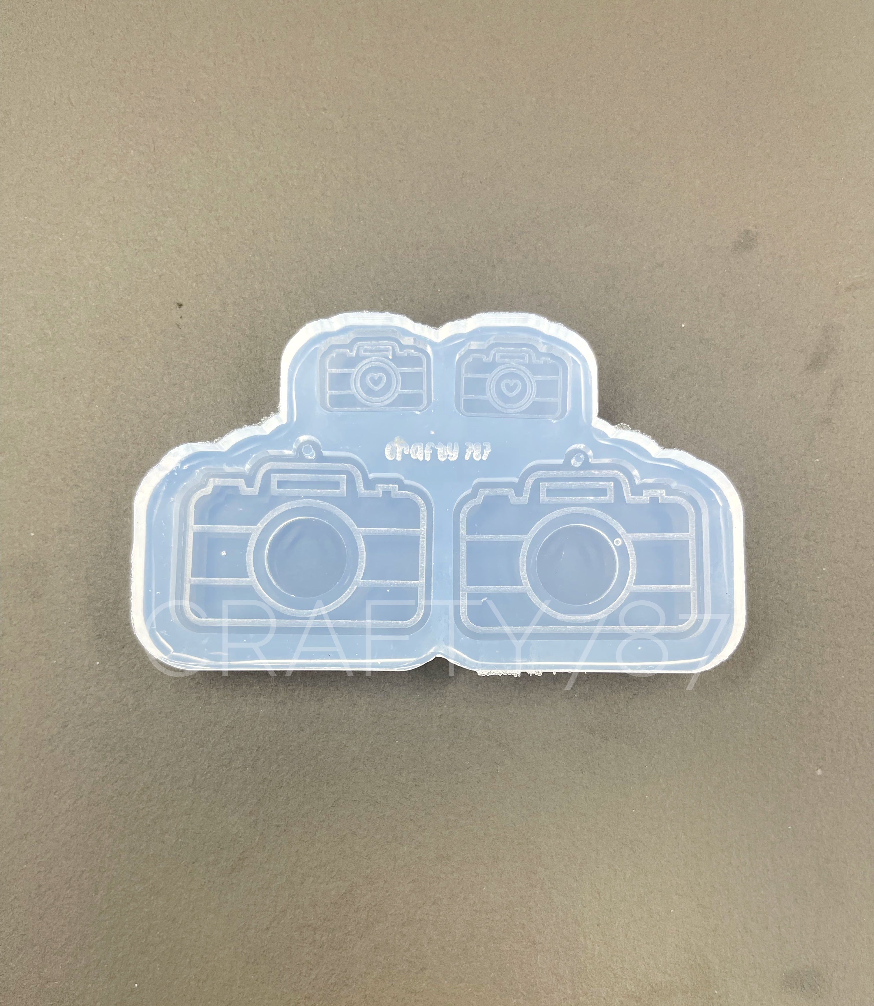 Camera Dangle Earring Silicone Mold Layer Camara(D4)