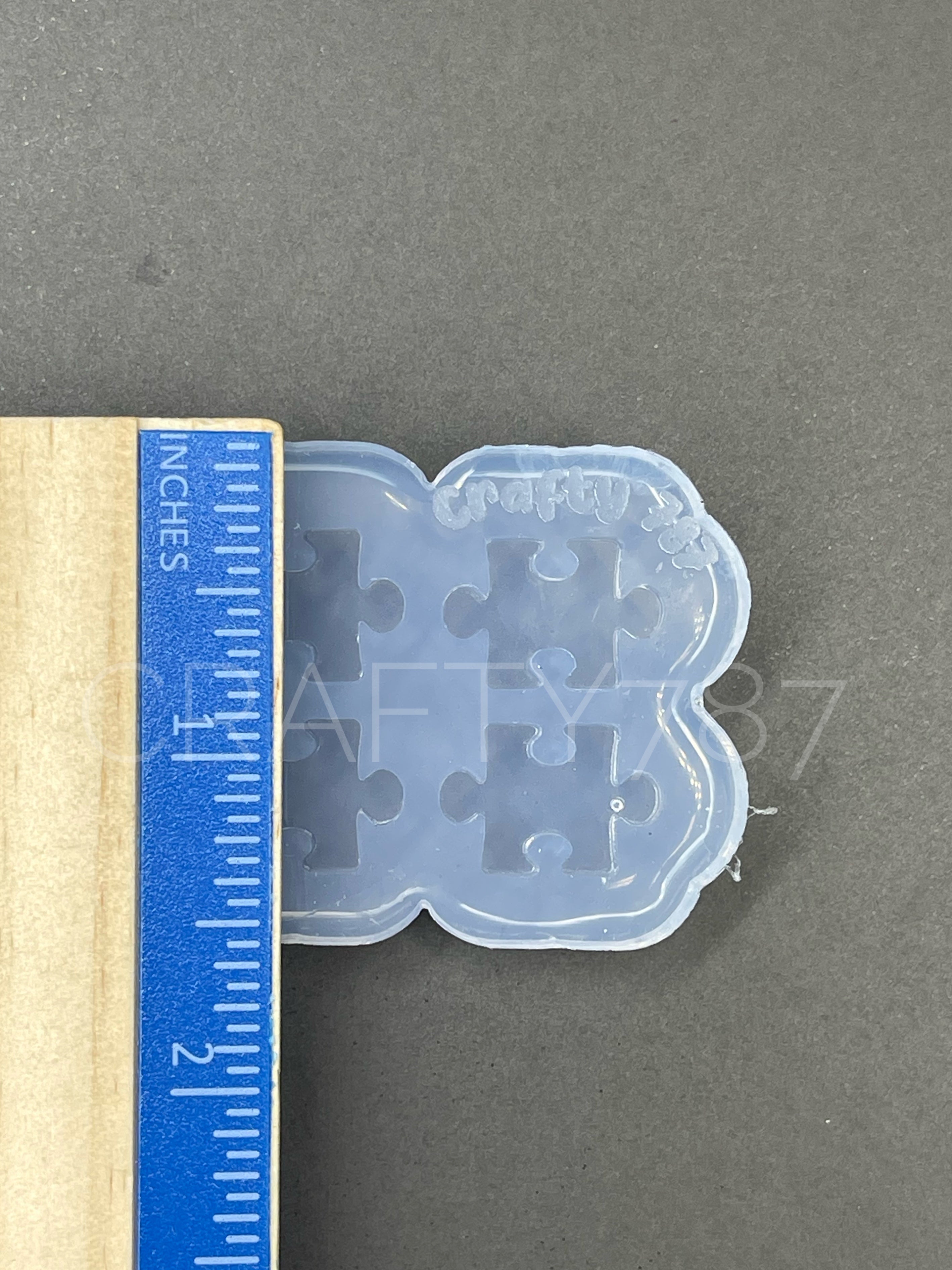 Puzzle Studs Earring Mold (A13)