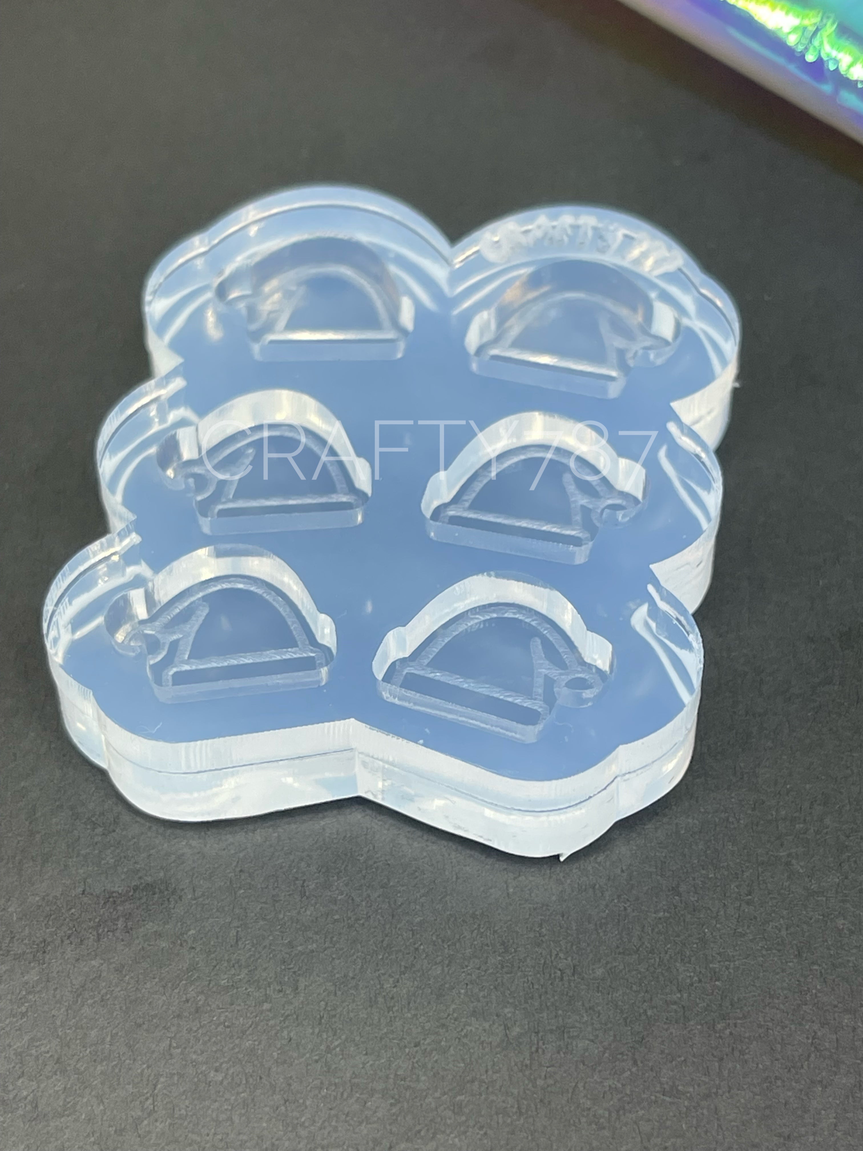 Santa Hat Stud Earring Mold(B9)