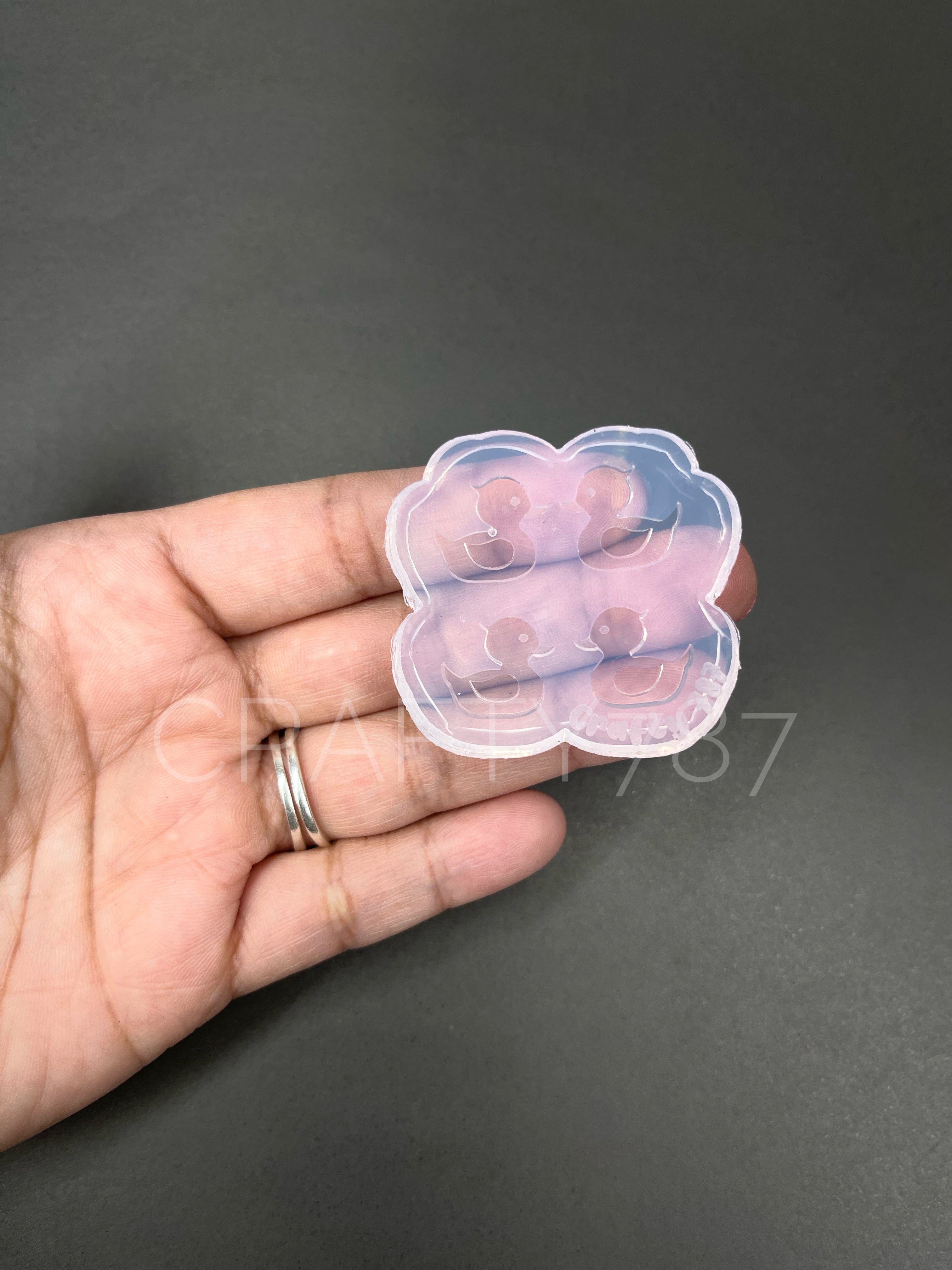 Rubber Duck Stud Earring Silicone Mold (B13)