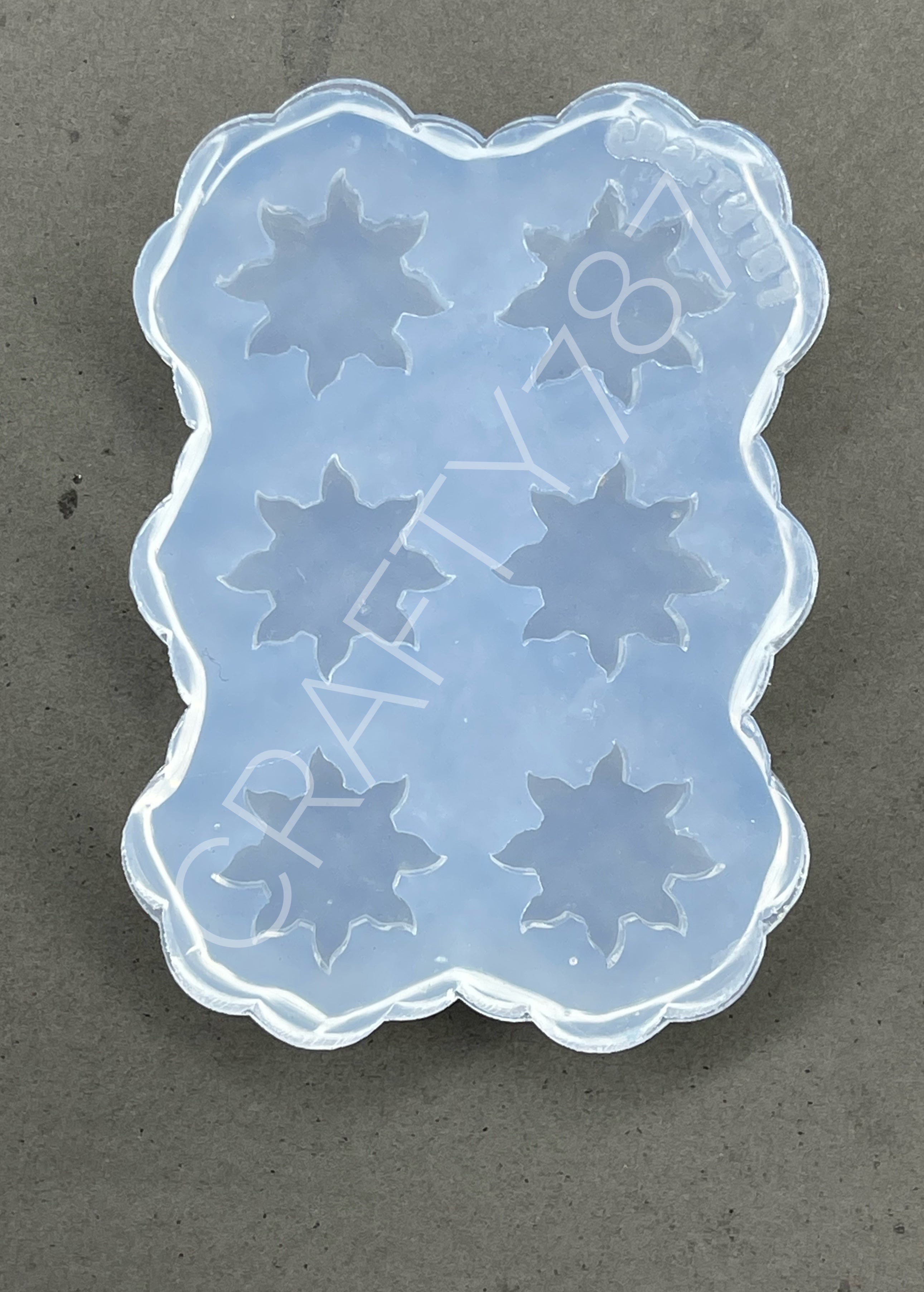 Sun Stud Earrings Silicone Mold (B10)