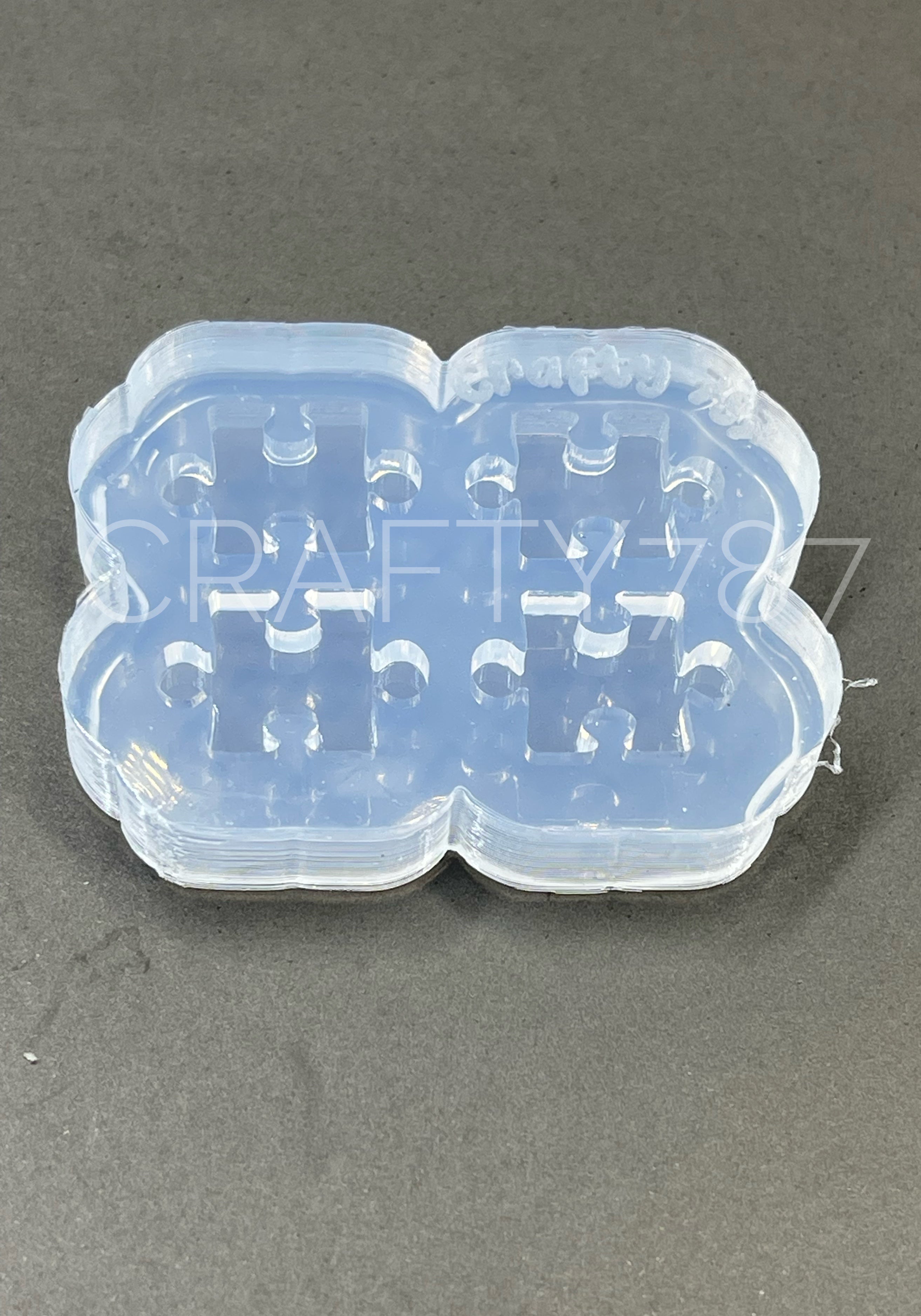 Puzzle Studs Earring Mold (A13)