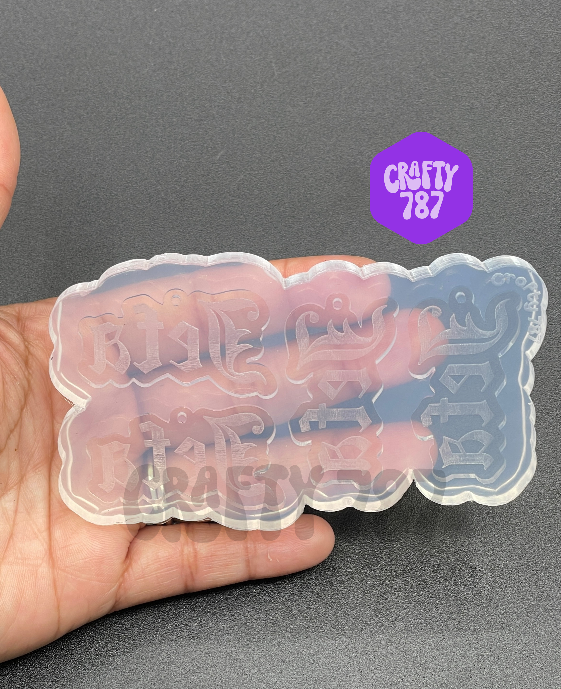 Jefa Dangle Earring Silicone Mold (B15)