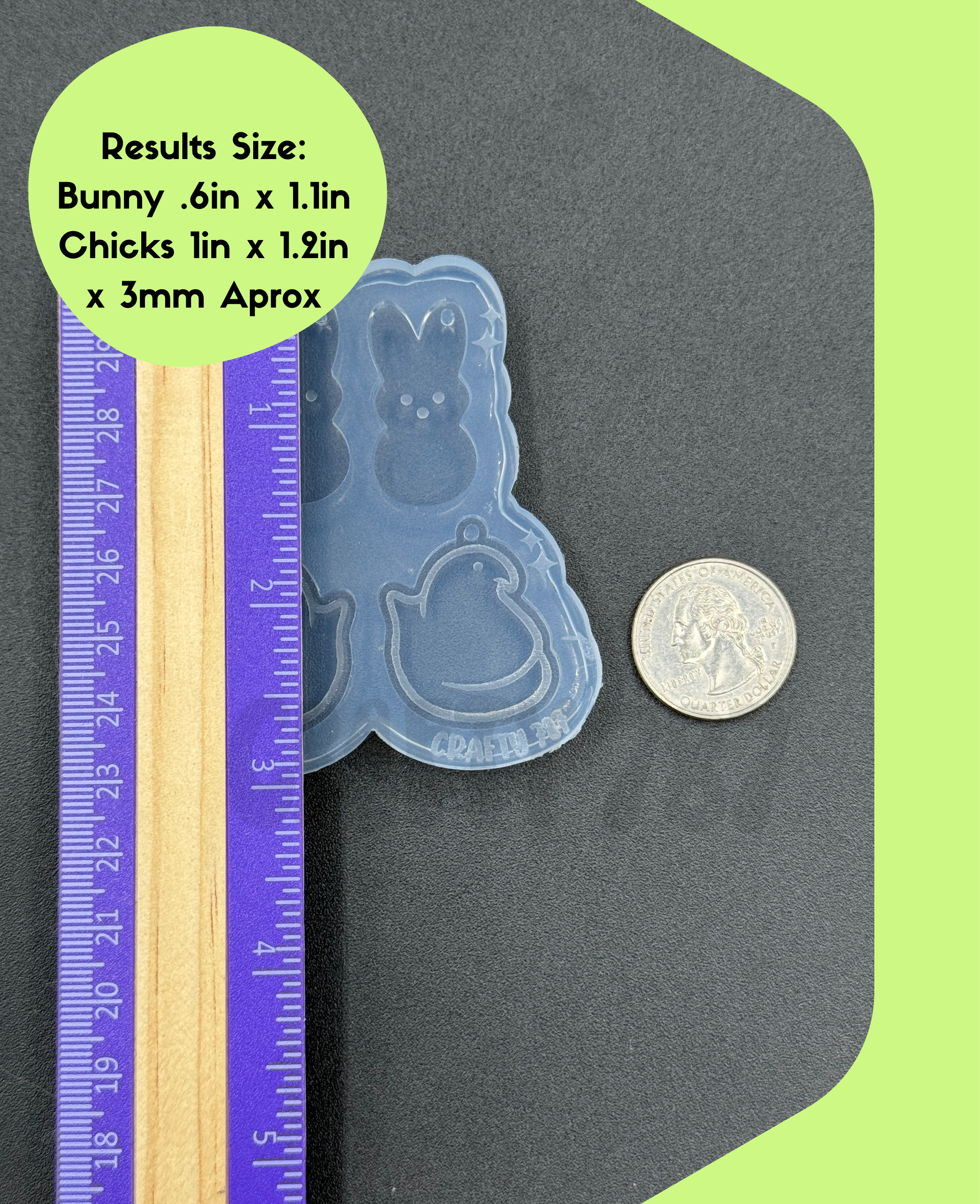 Peep Dangle Variety Silicone Mold (C15)