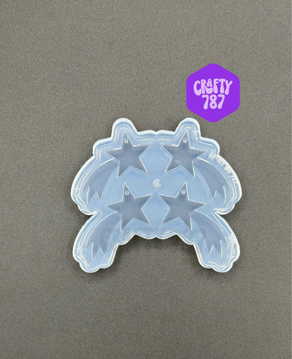 Shooting Star Dangle Earring Silicone Mold(d14)