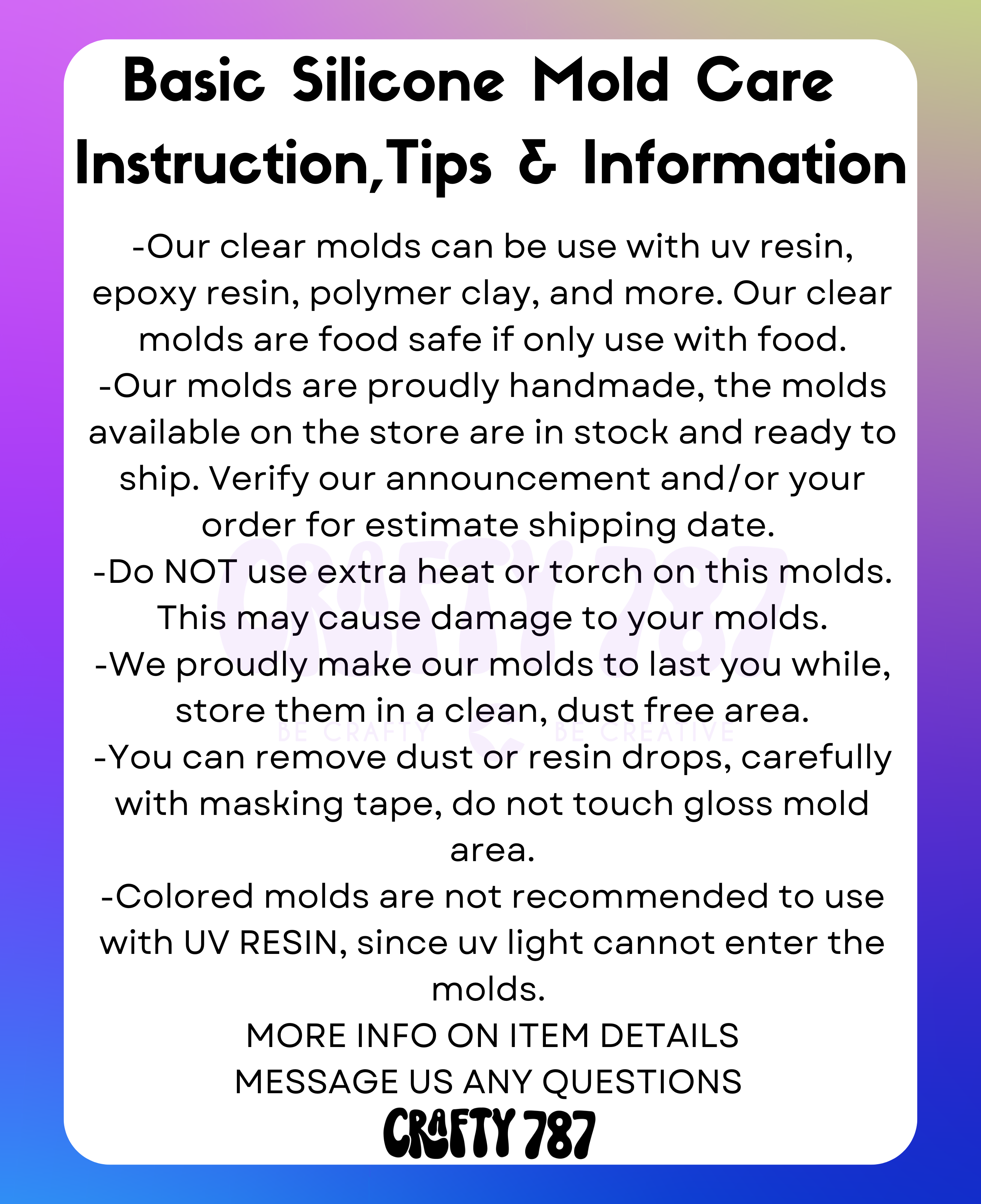 Heels Stud Earring Silicone Mold (A4)