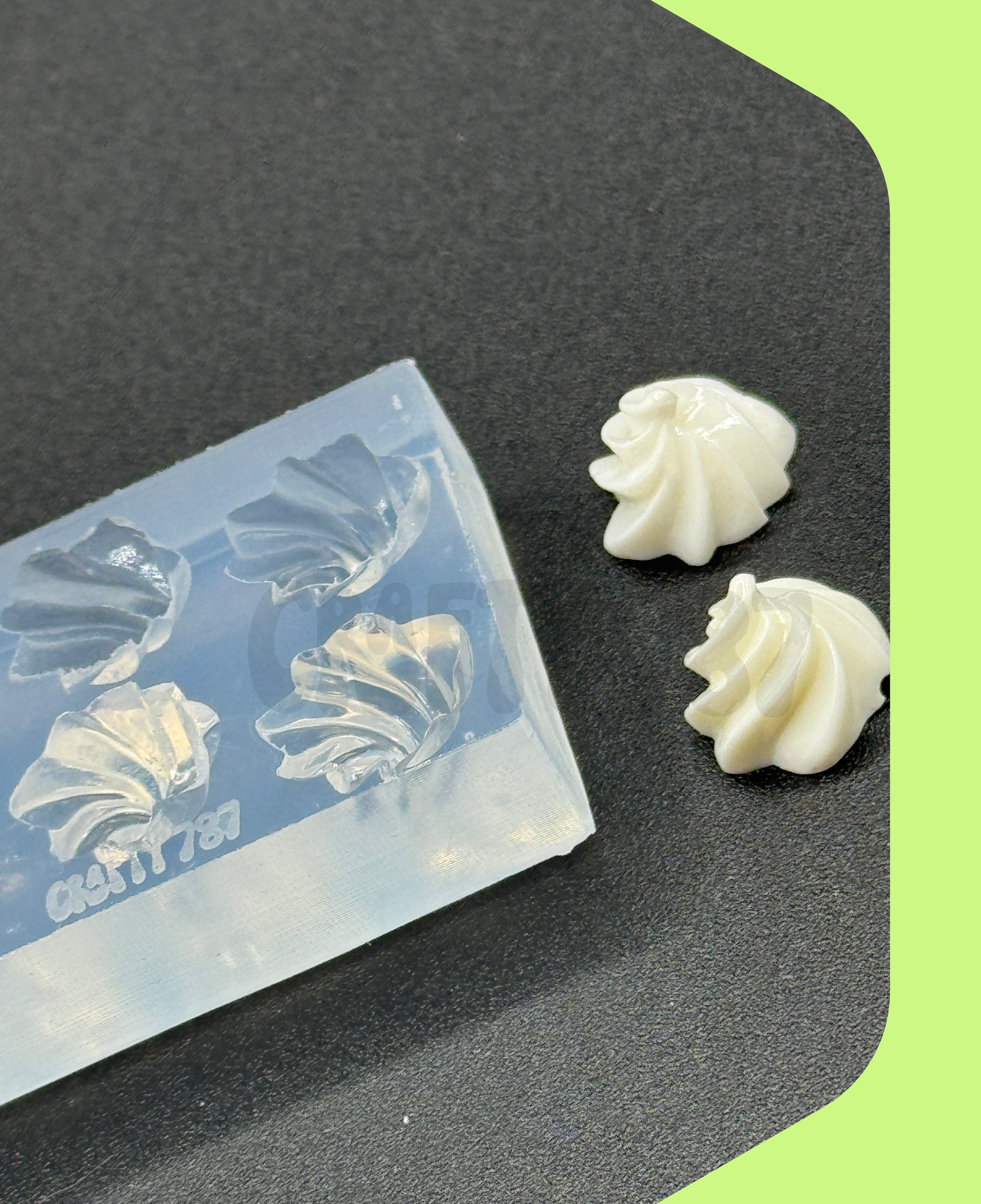 Whipped Cream Icing Silicone Mold (A13)