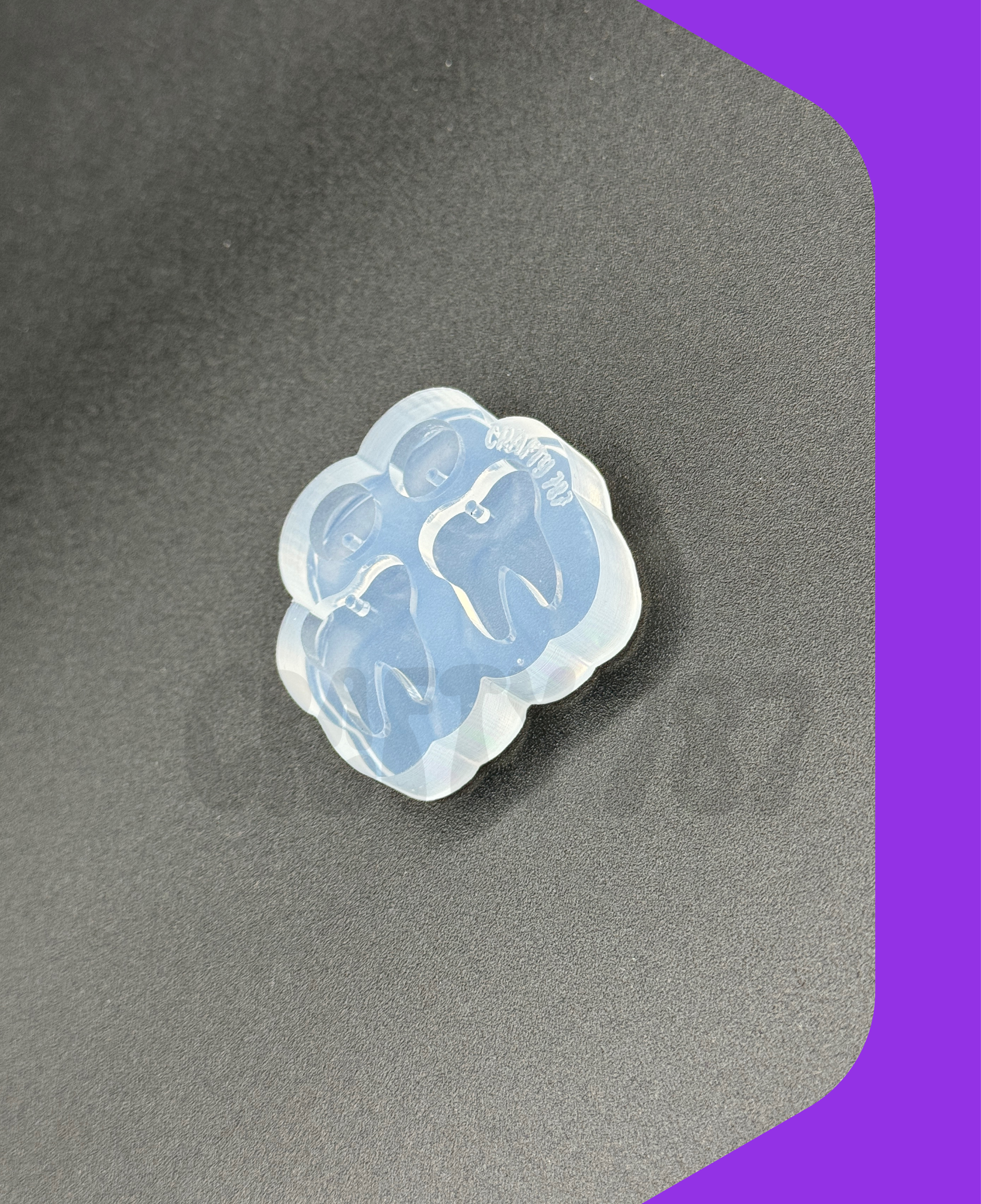 Mini Tooth Dangle Earring Silicone Mold(d14)
