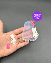 Load image into Gallery viewer, Cute Cat Dangle Earring Silicone Mold (C15)
