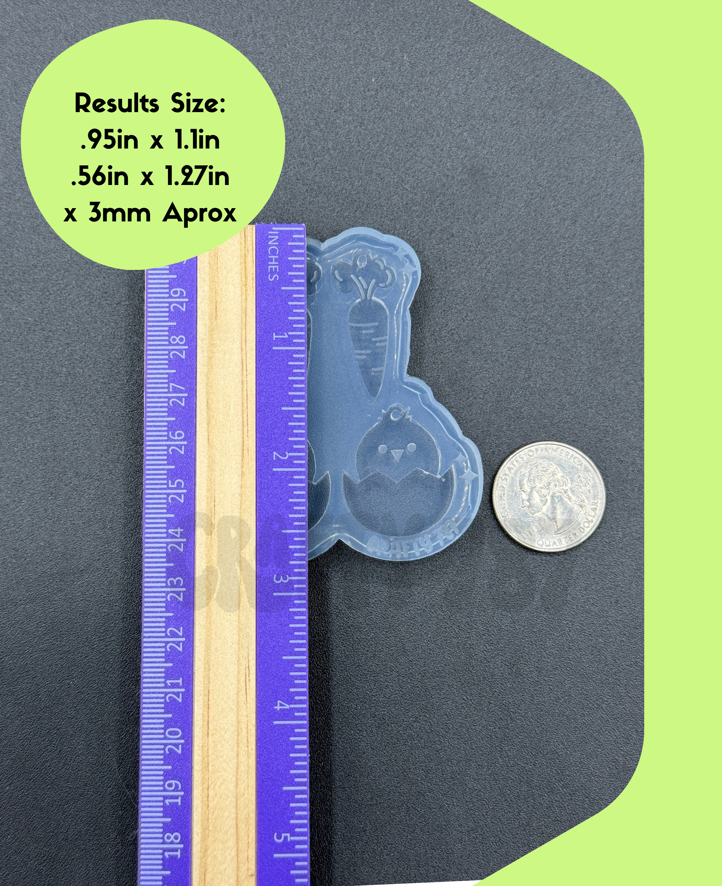 Easter Variety Dangle Earring Silicone Mold (C15)