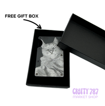 Load image into Gallery viewer, Personalize Pet Picture Metal Wallet
