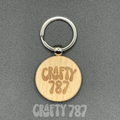 Round Small Custom Keychain, Logo Keychain, Name Tag Keychain, Personalize Keychain