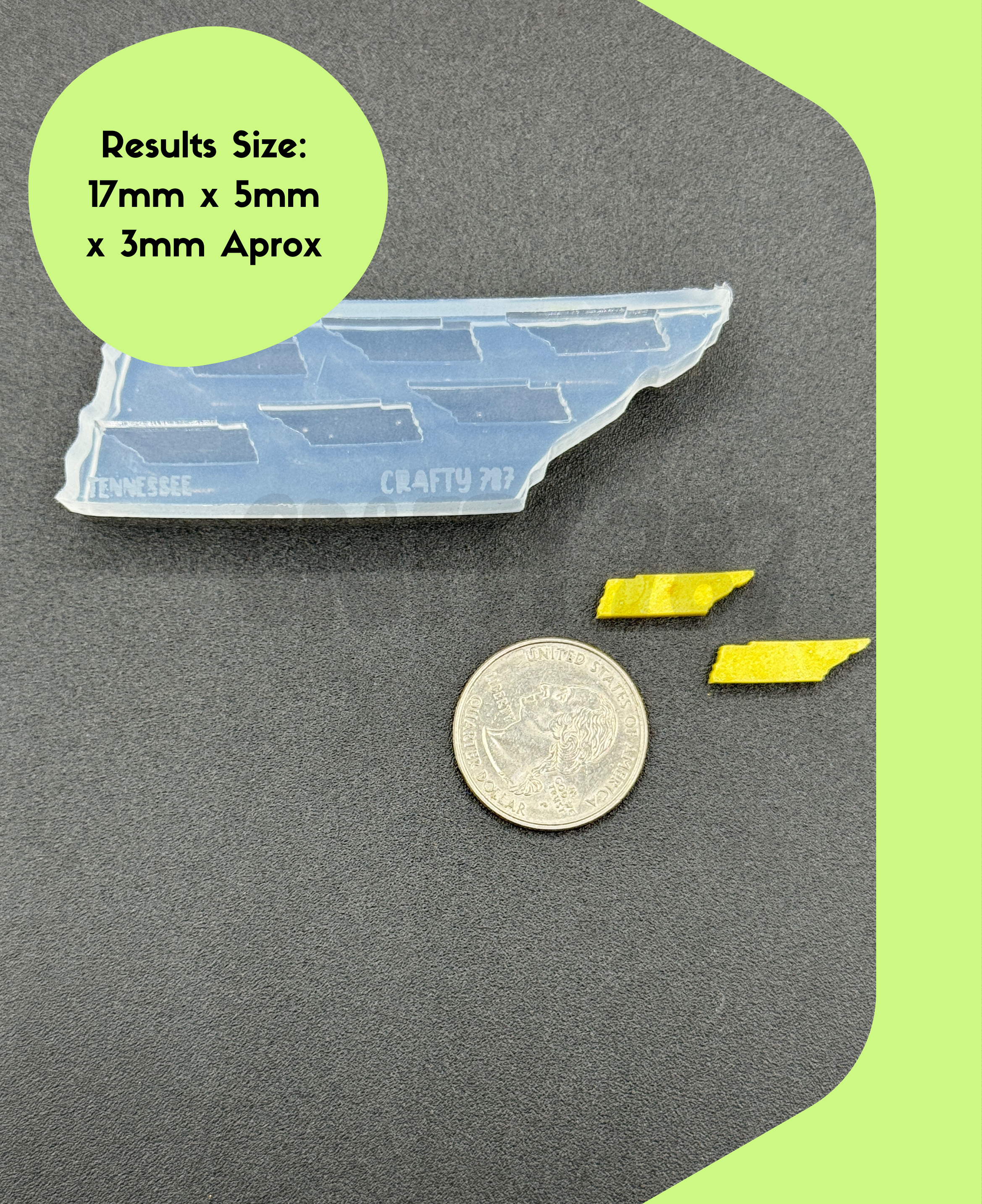 Tennessee Stud Earring Silicone Mold