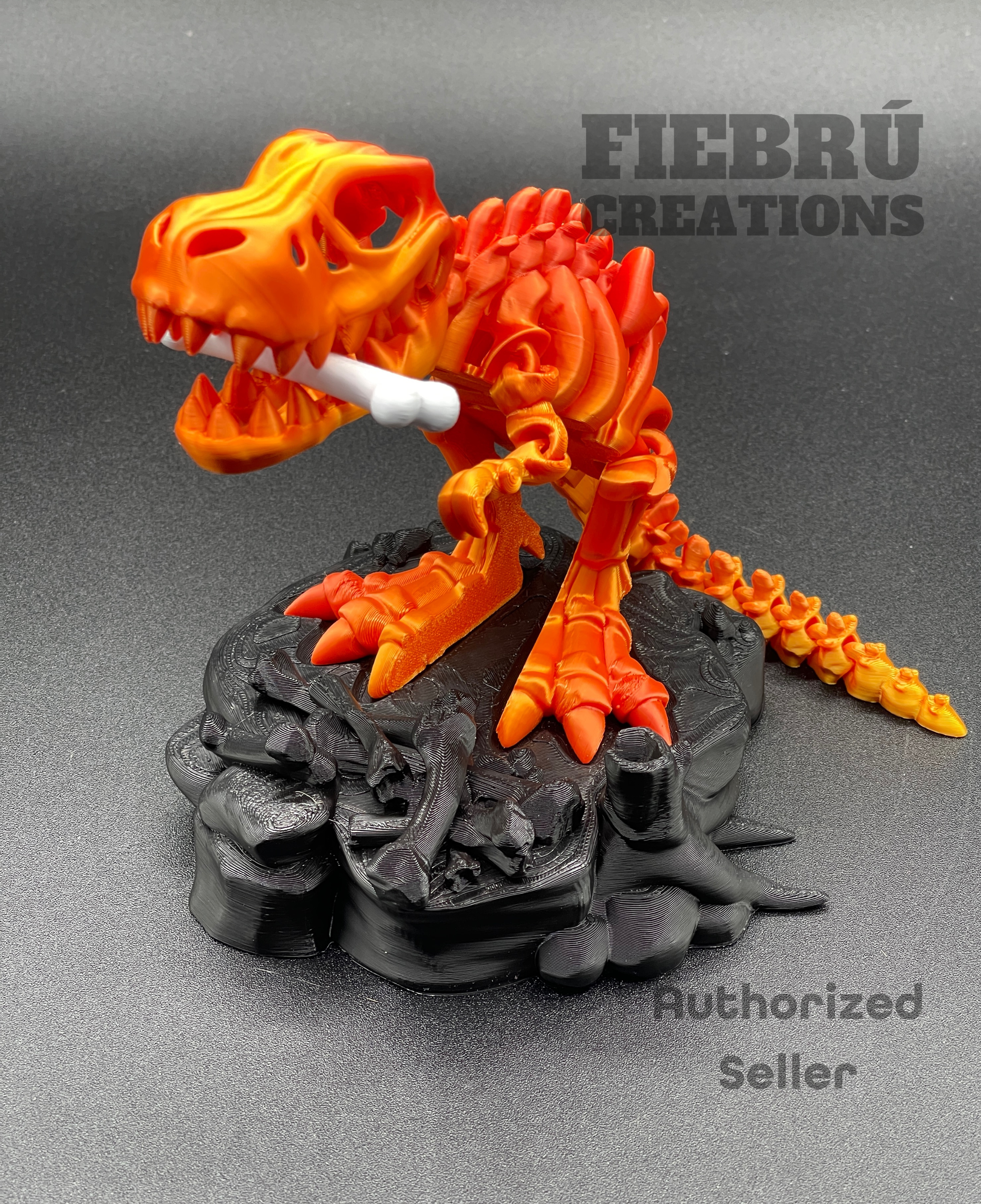 T Rex 3D Printed Articulated Dinosaur