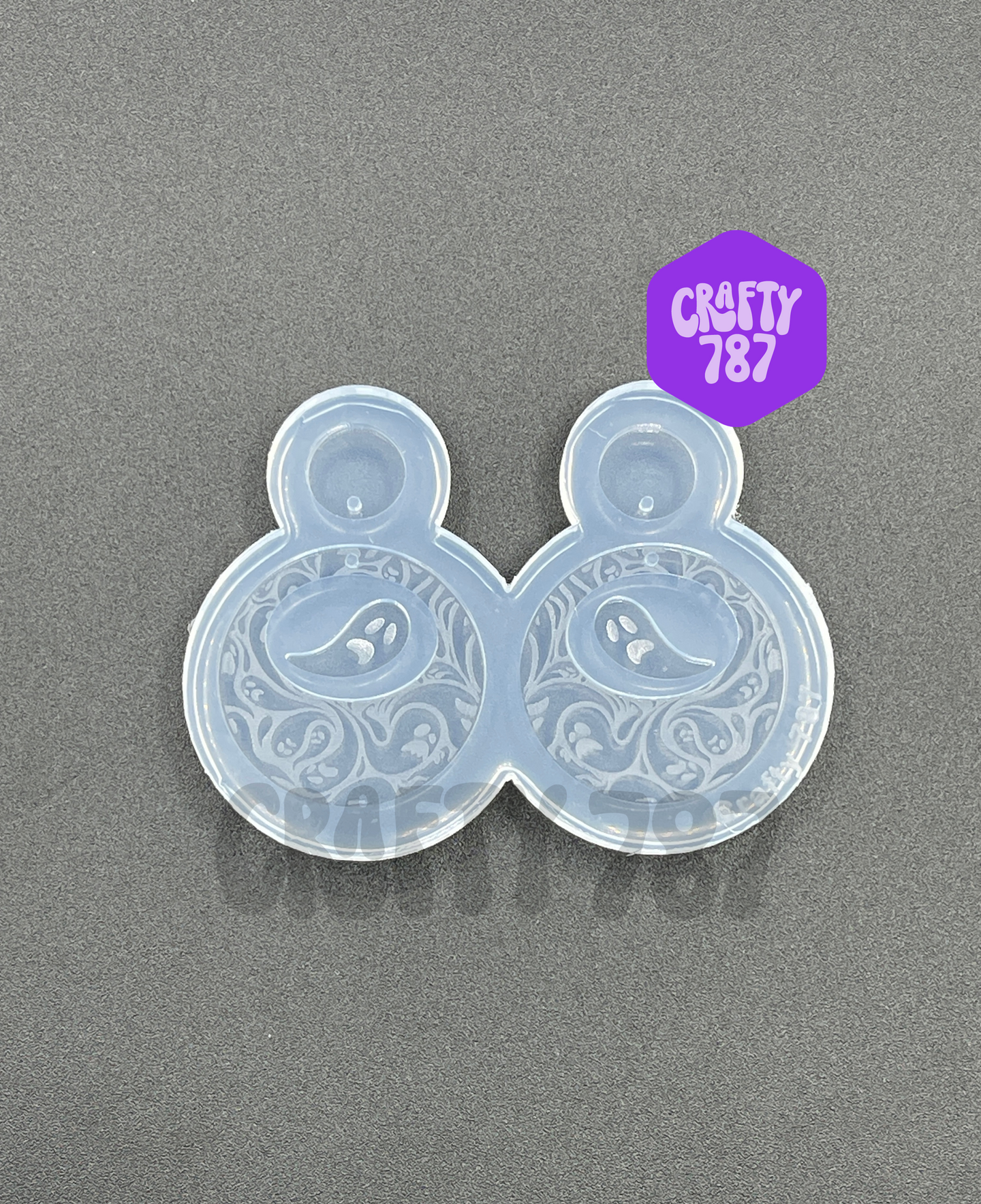 Ghost Dangle Earring Silicone Mold, Resin Mold (d5)