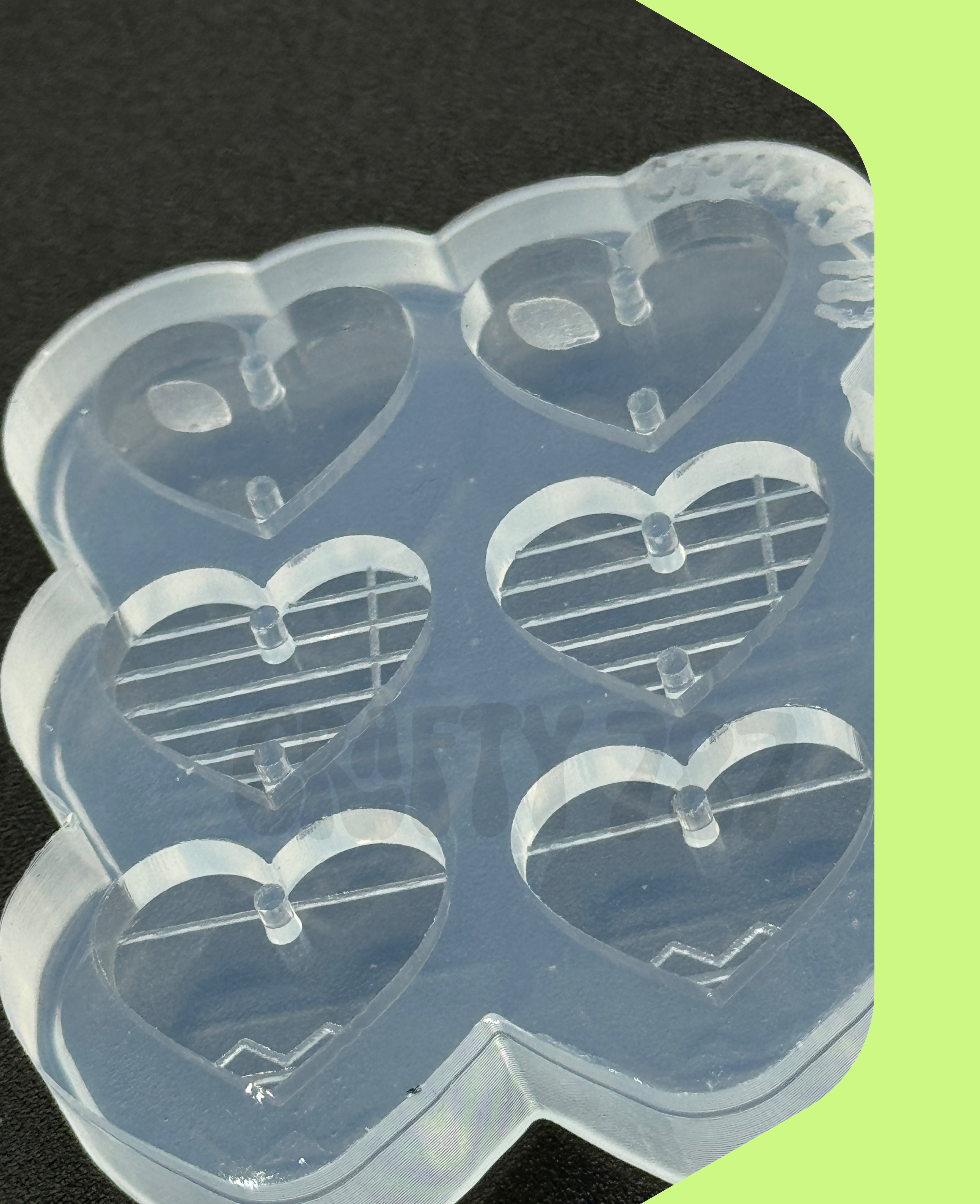 School Inspired Earring Silicone Mold (d13)